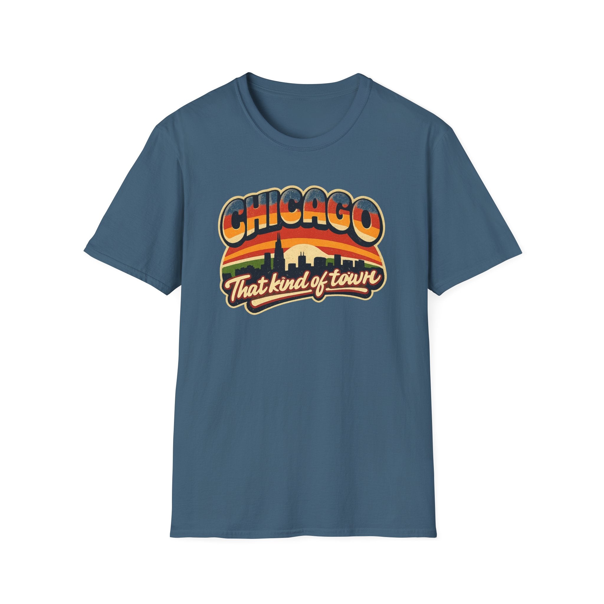 Chicago Retro Skyline T-Shirt — "That Kind of Town" Vintage City Tee