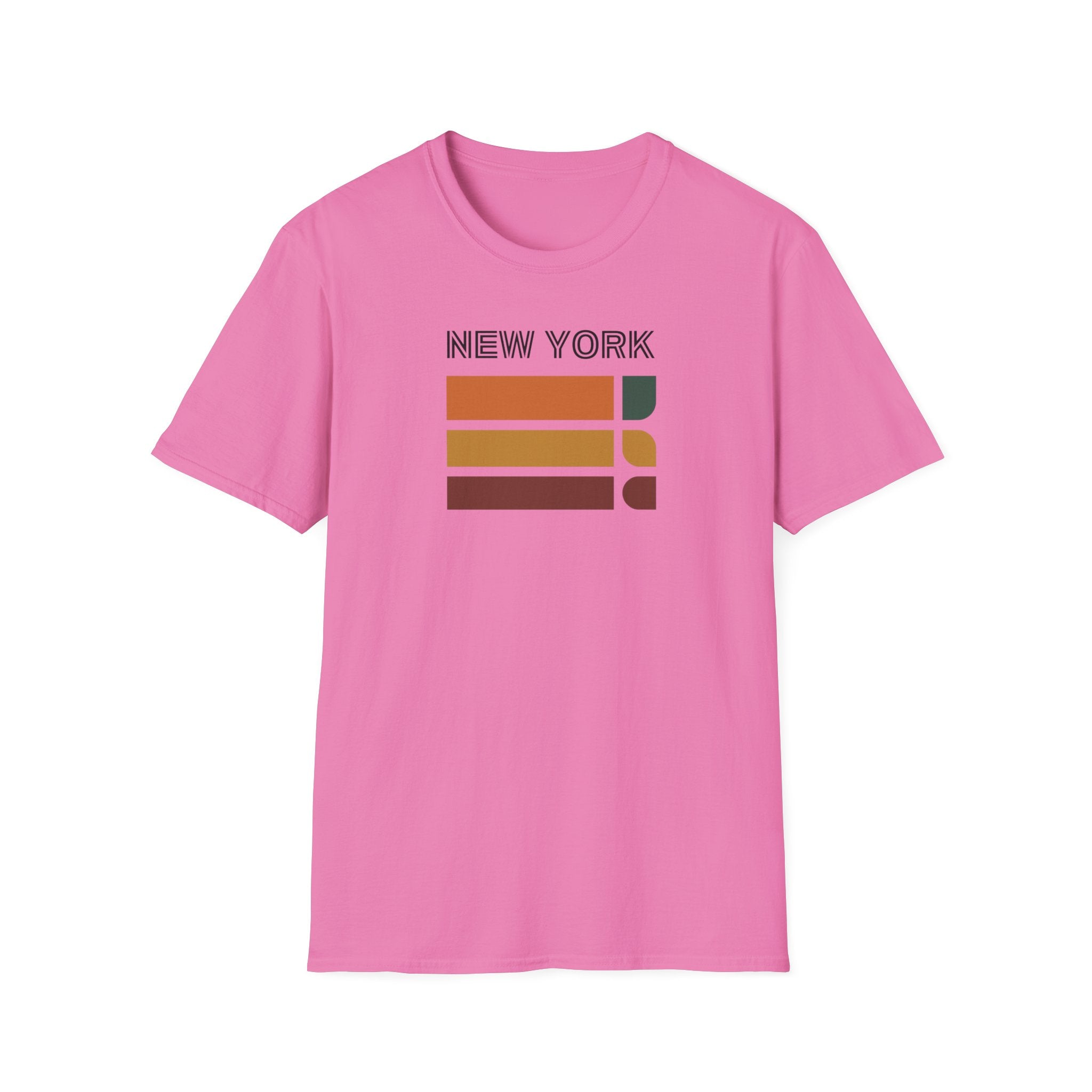 New York Retro Stripes T-Shirt | Vintage City Skyline Tee