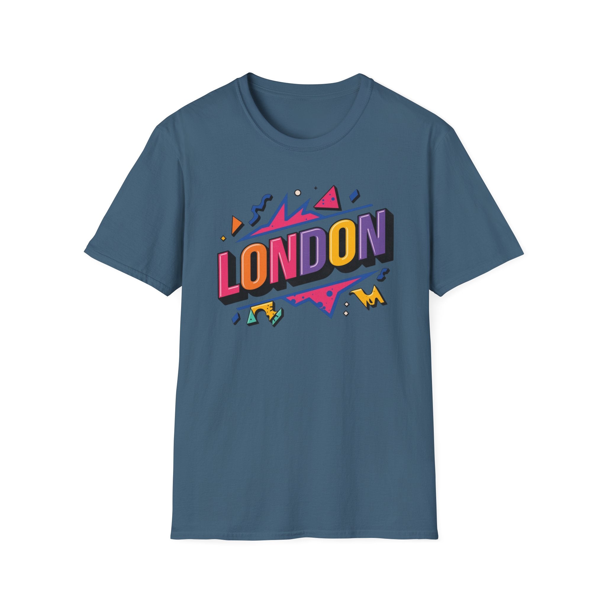 London Pop Art T-Shirt — Colorful Retro City Graphic Tee