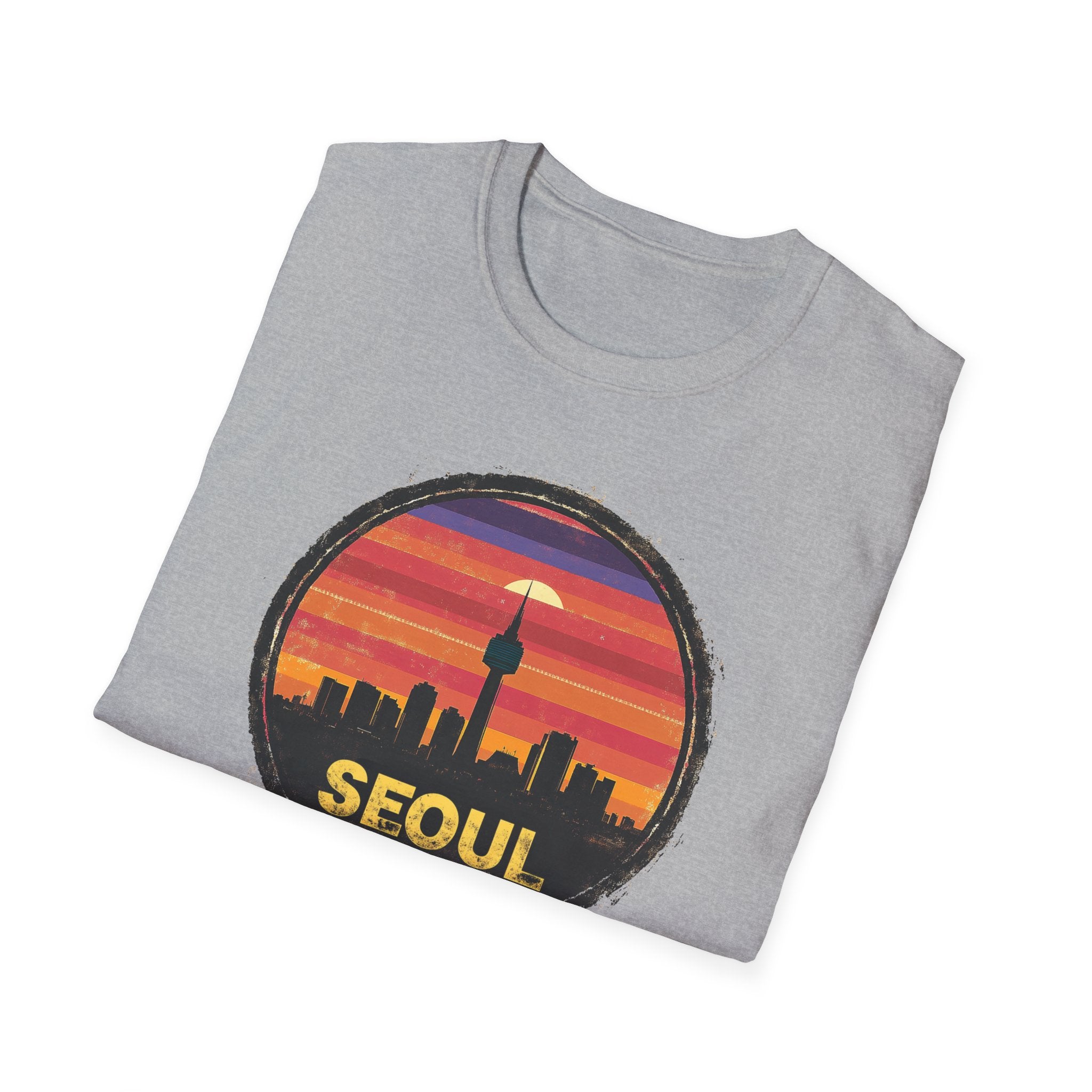 Seoul Sunset Skyline T-Shirt