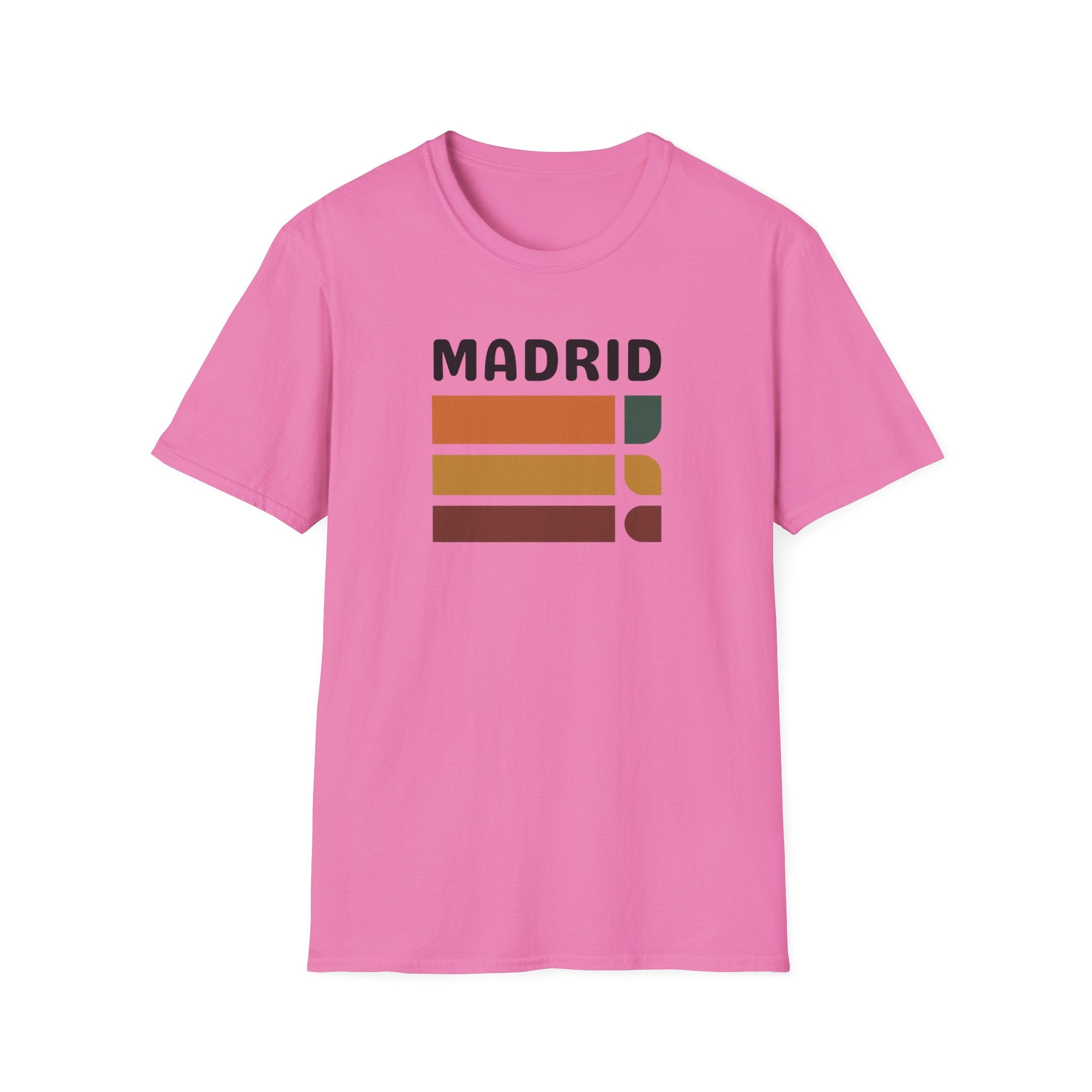 Madrid Retro Stripes T-Shirt | Vintage City Graphic