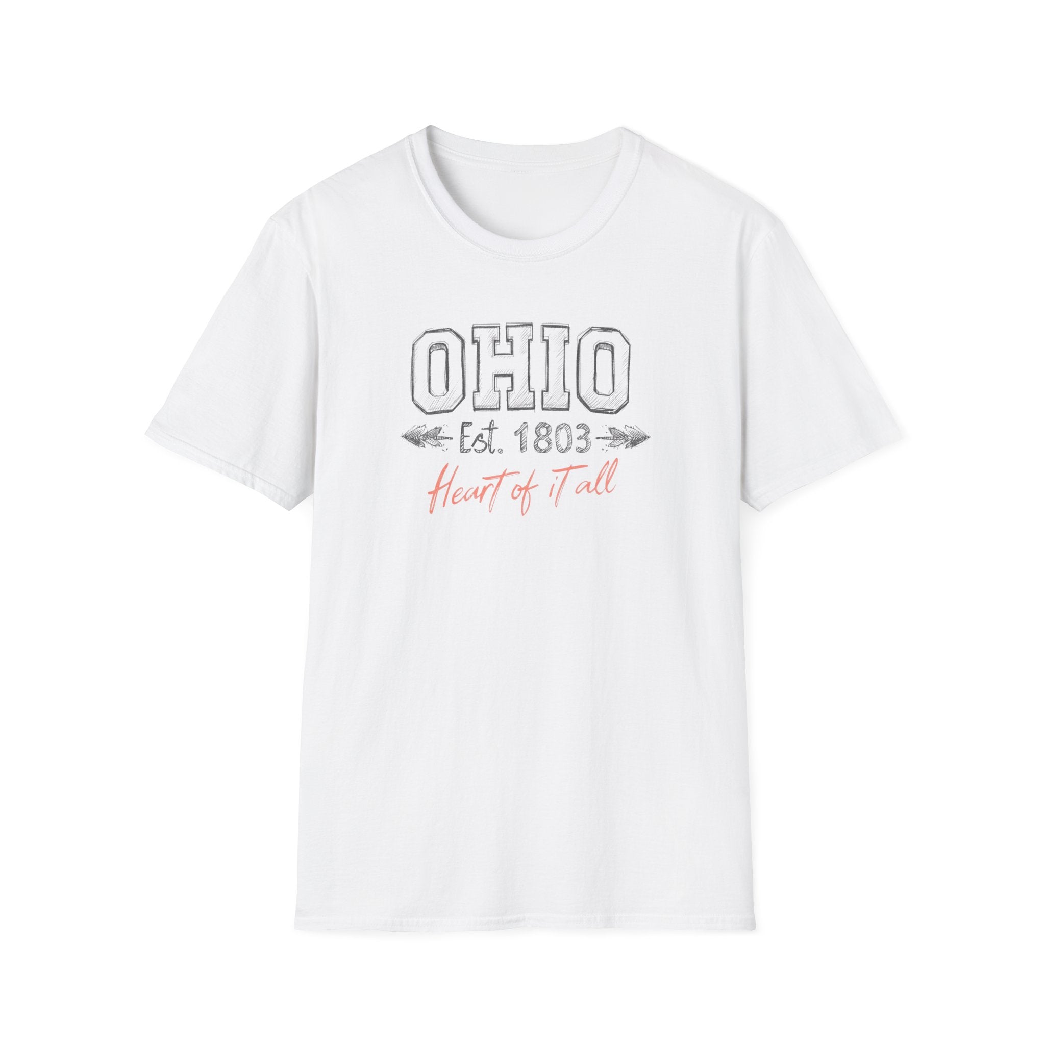 Ohio Est. 1803 "Heart of it All" T-Shirt