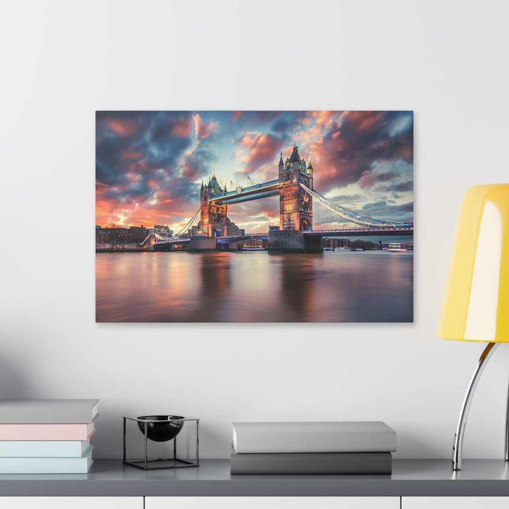 Tower Bridge Sunset Canvas