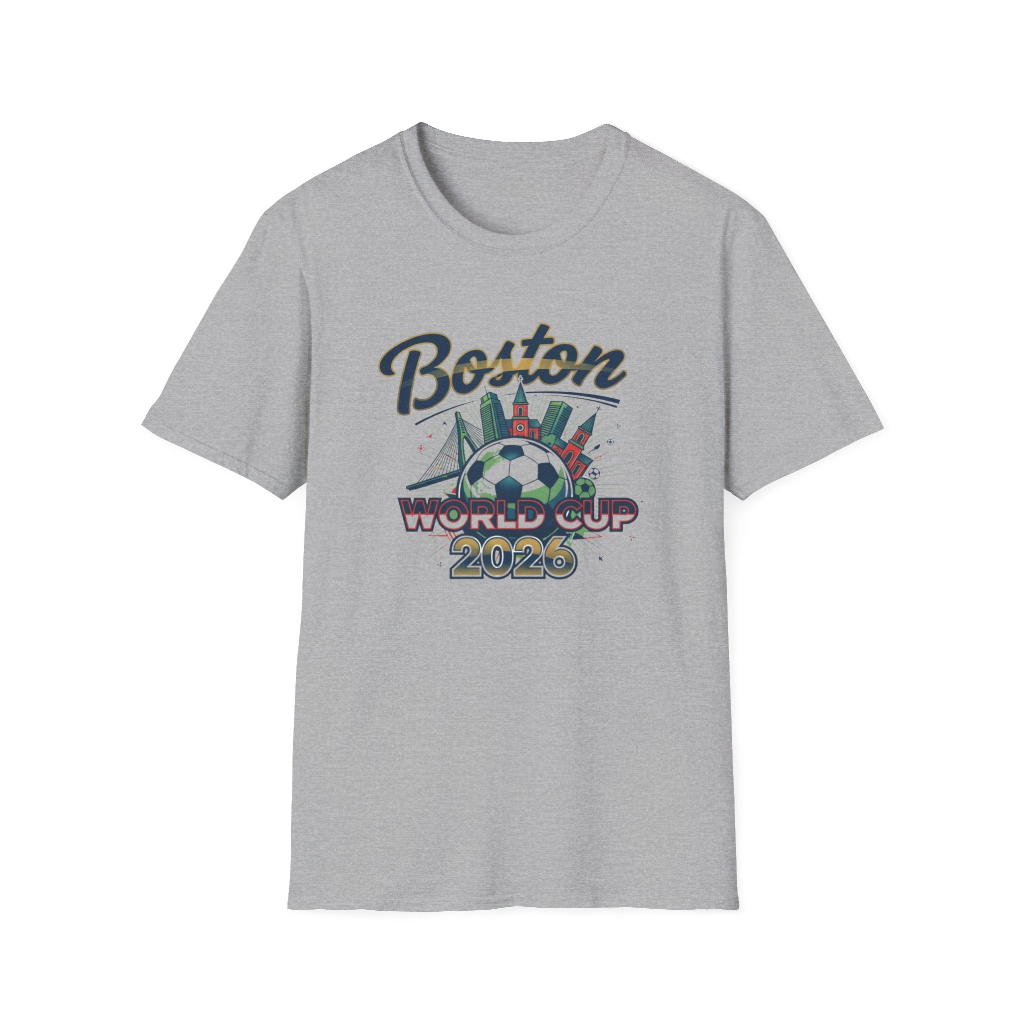 Boston World Cup 2026 Soccer T-Shirt