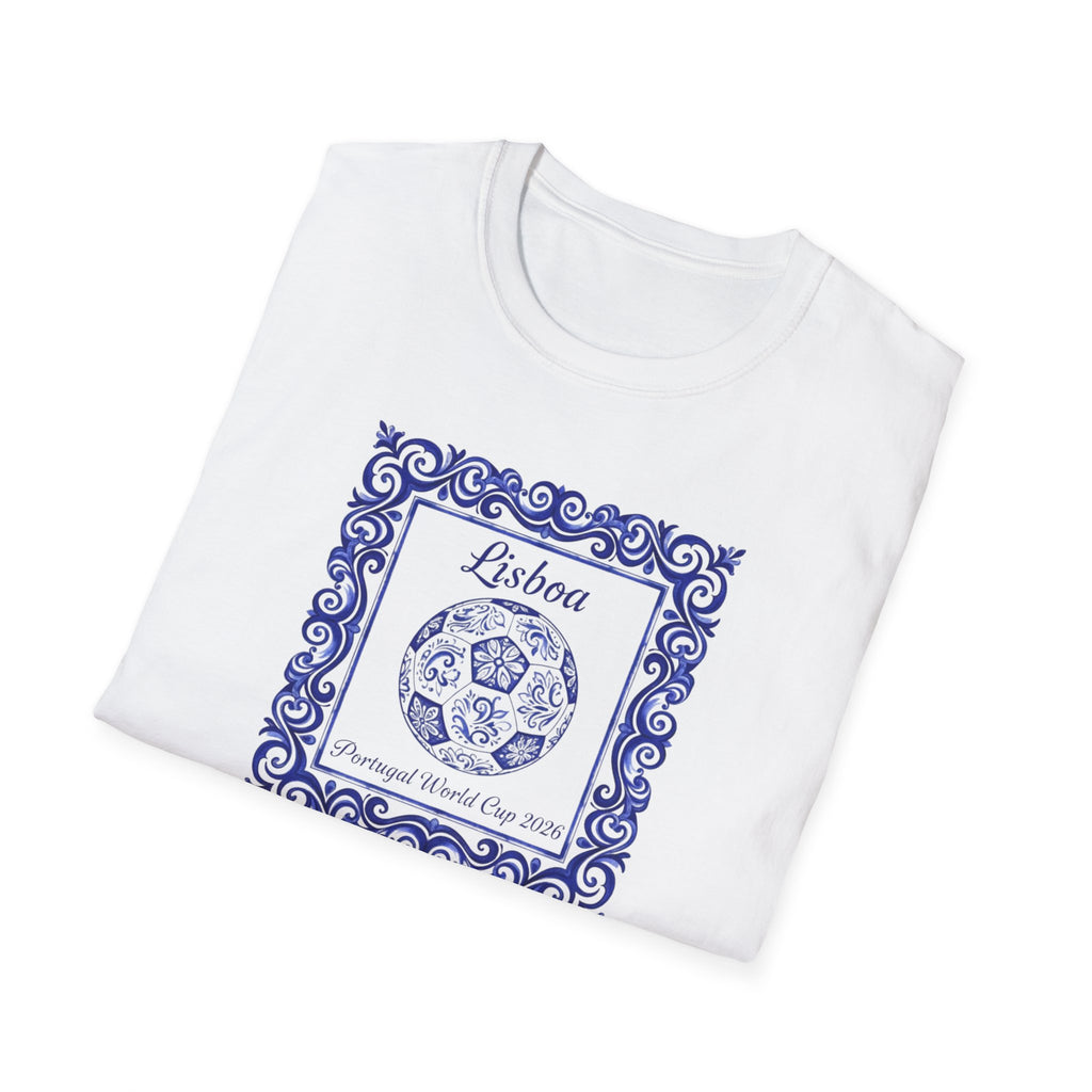Lisboa Azulejo T-Shirt — Portuguese Tile Vintage Travel Tee