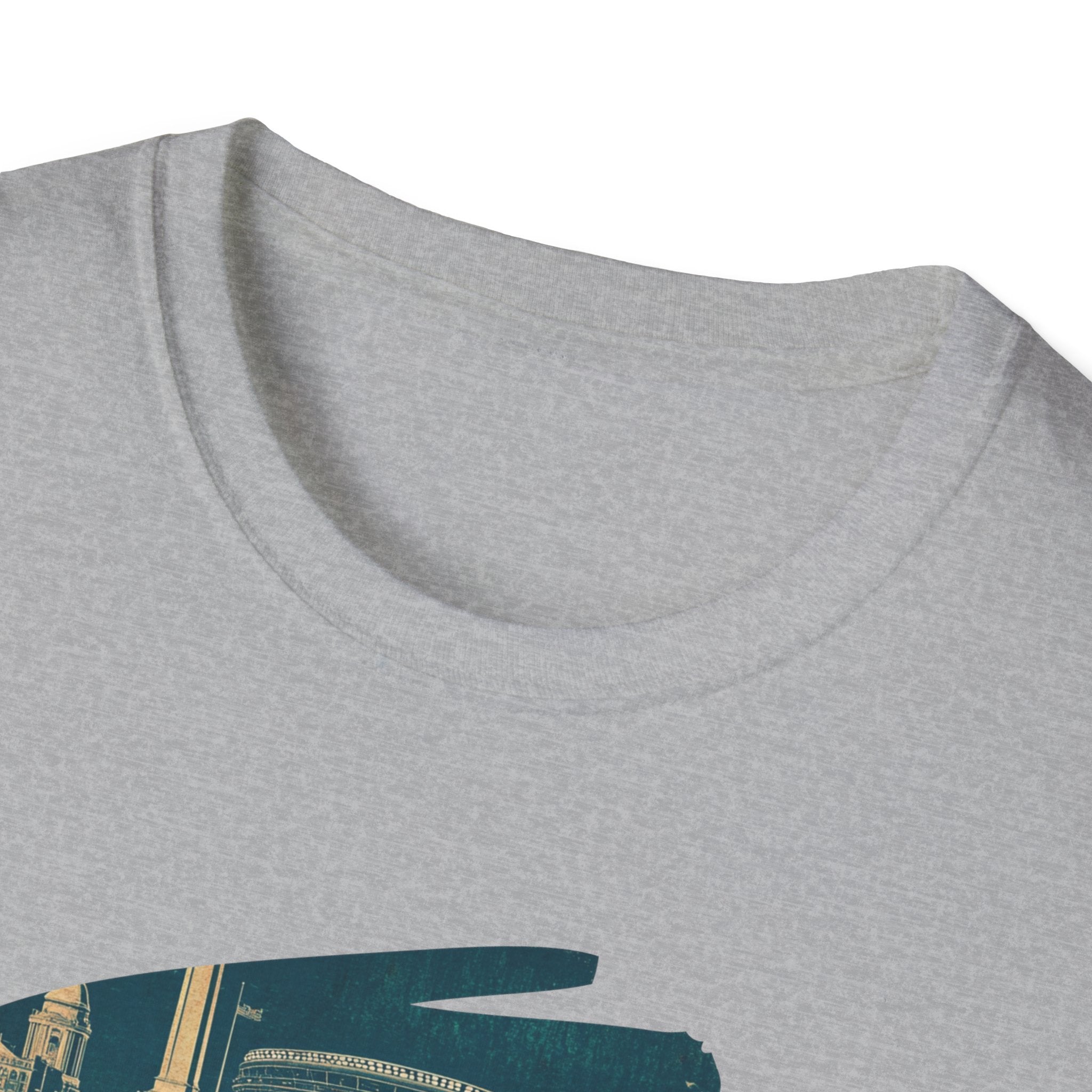 Boston Retro Brushstroke T-Shirt | City Skyline, Vintage Text