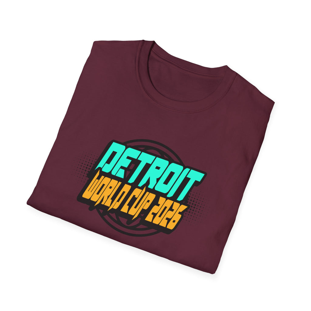 Detroit World Cup 2026 T-Shirt — Retro Soccer Graphic Tee