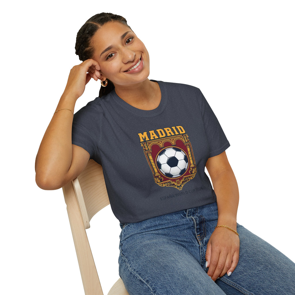 Madrid World Cup Soccer T-Shirt — España World Cup 2026 Graphic Tee