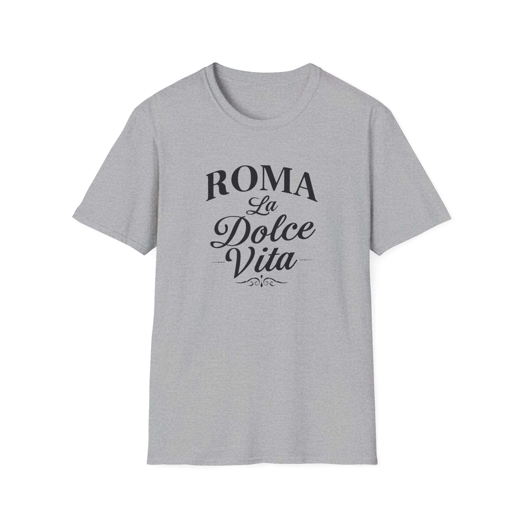 Roma La Dolce Vita T-Shirt | Italian Typography Travel Tee