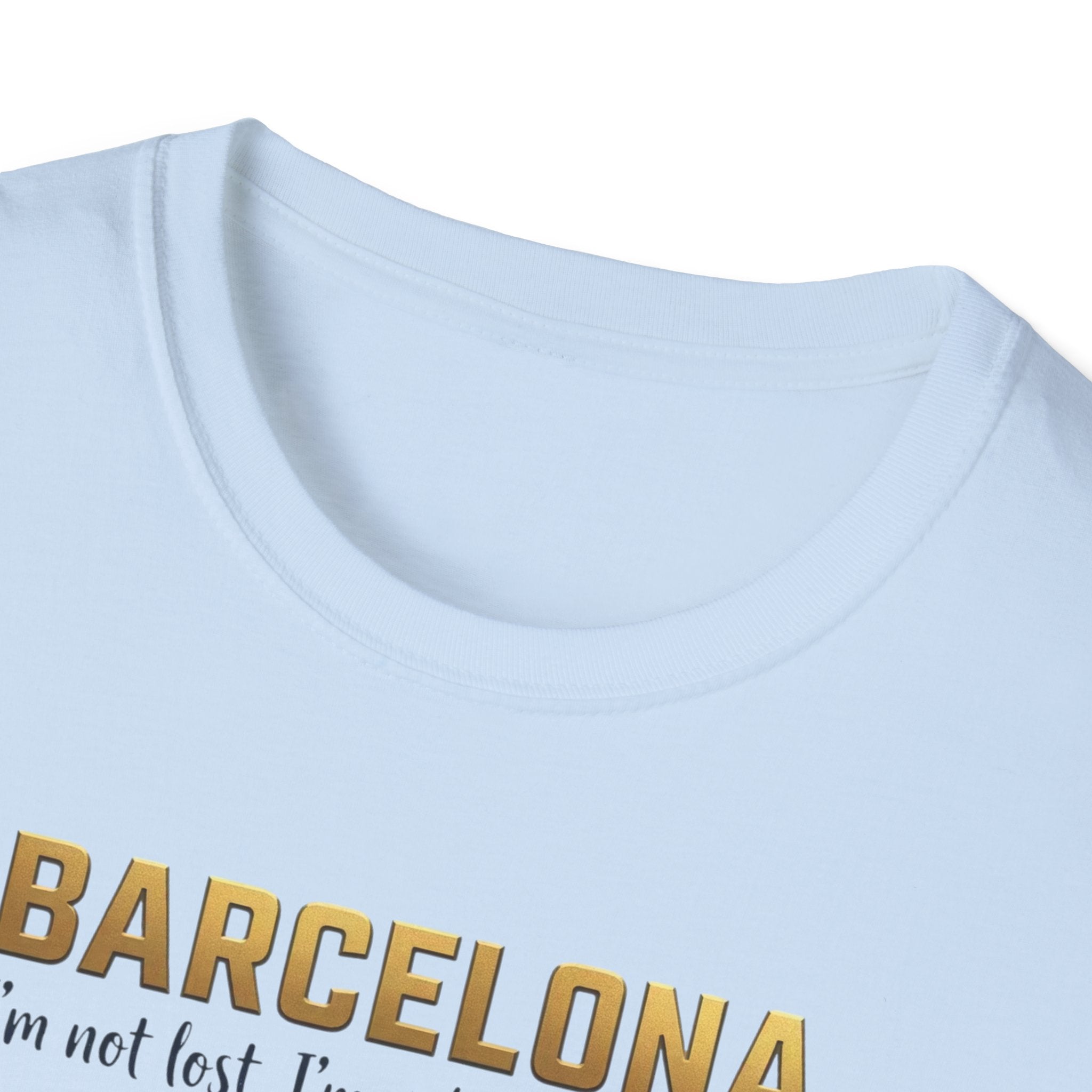 Barcelona Heart Maze T-Shirt — I am not lost, I’m urban exploring