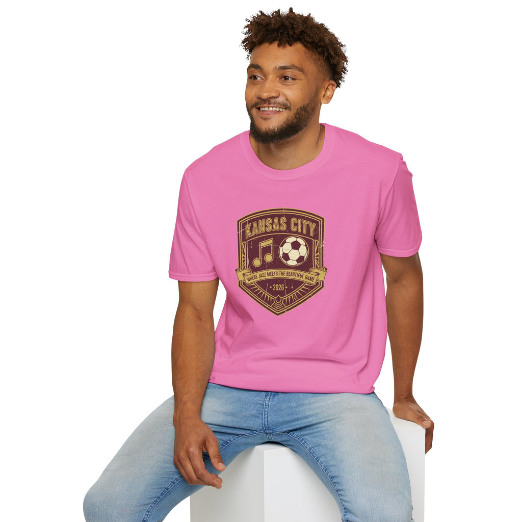 Kansas City Music & Soccer Crest T-Shirt