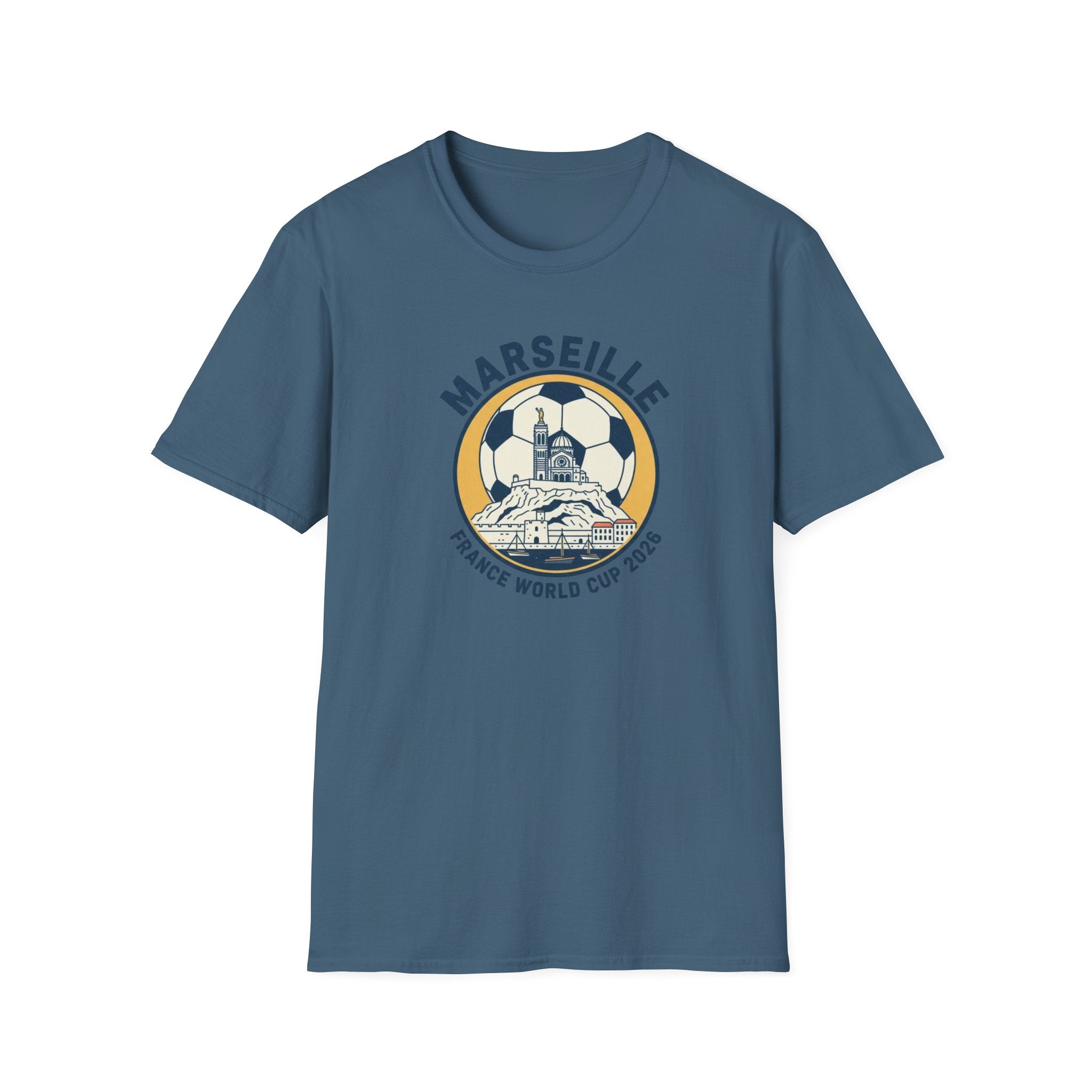 Marseille Soccer T‑Shirt – France World Cup 2026 Stadium Graphic