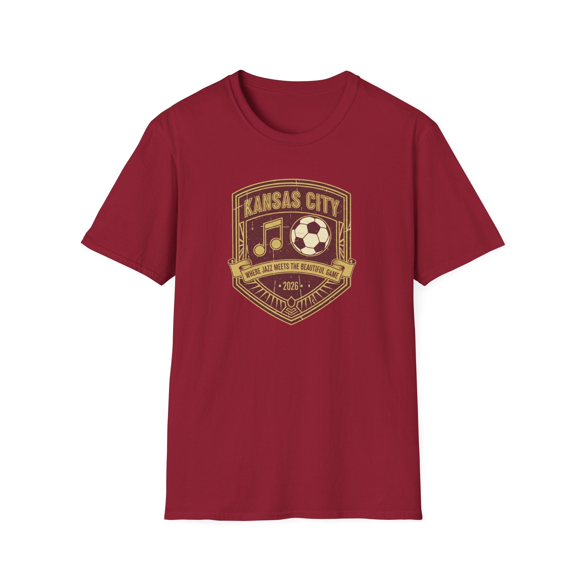 Kansas City Music & Soccer Crest T-Shirt