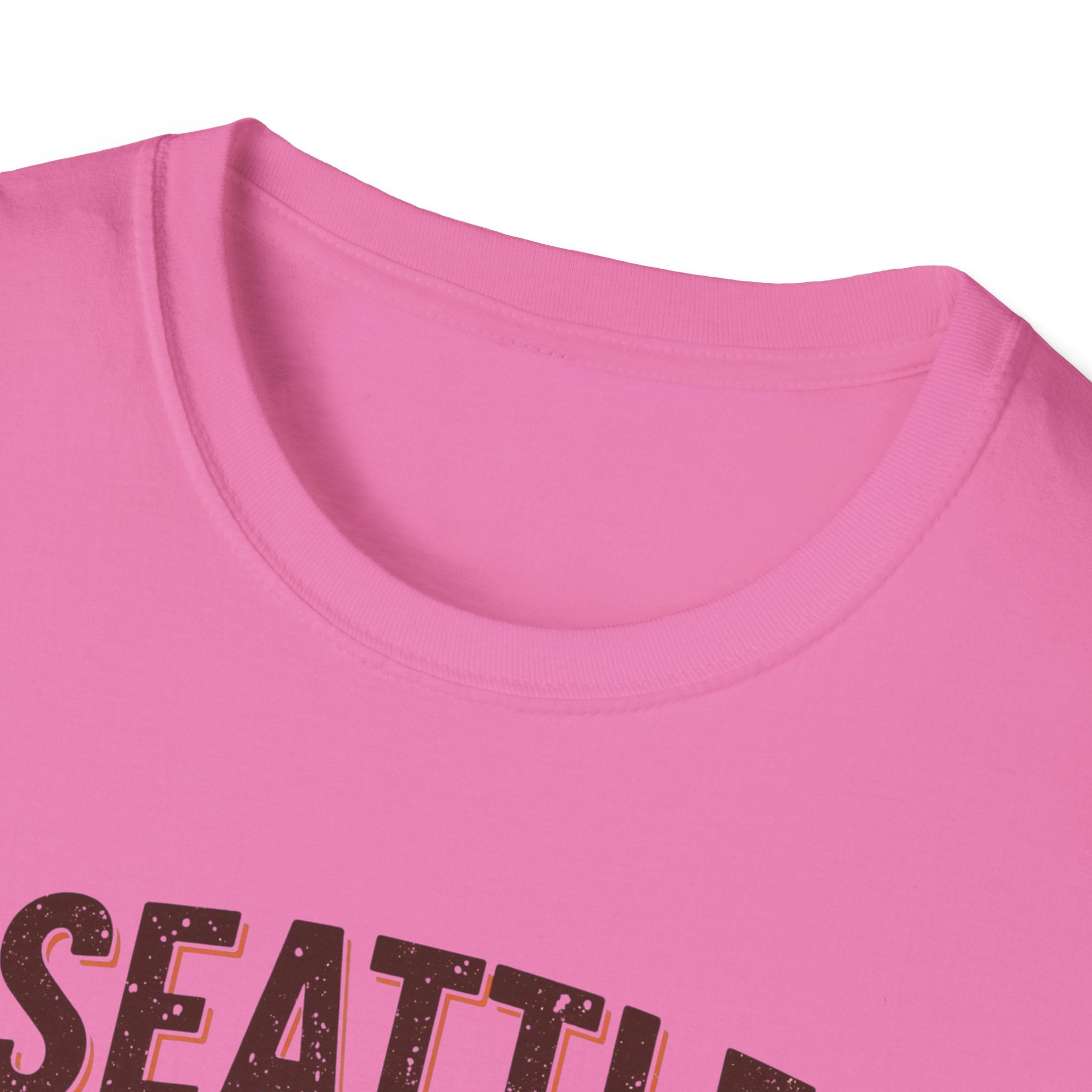 Seattle T-Shirt — "This City Runs on Caffeine and Chaos"