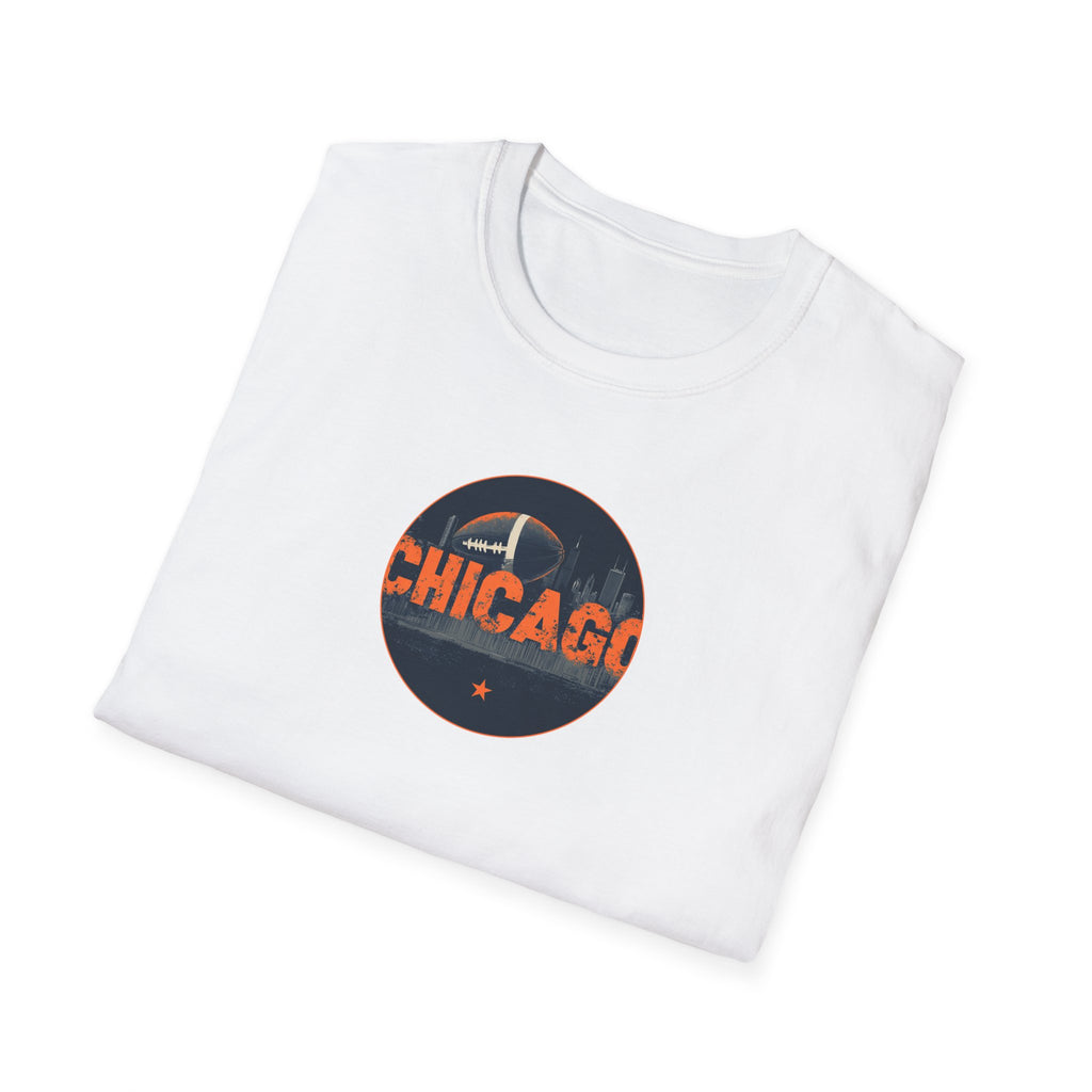 Chicago Skyline Circle t-shirt | Cityscape Retro Chicago Tee