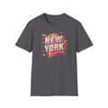 New York Retro Pop Art T-Shirt | Colorful City Typography