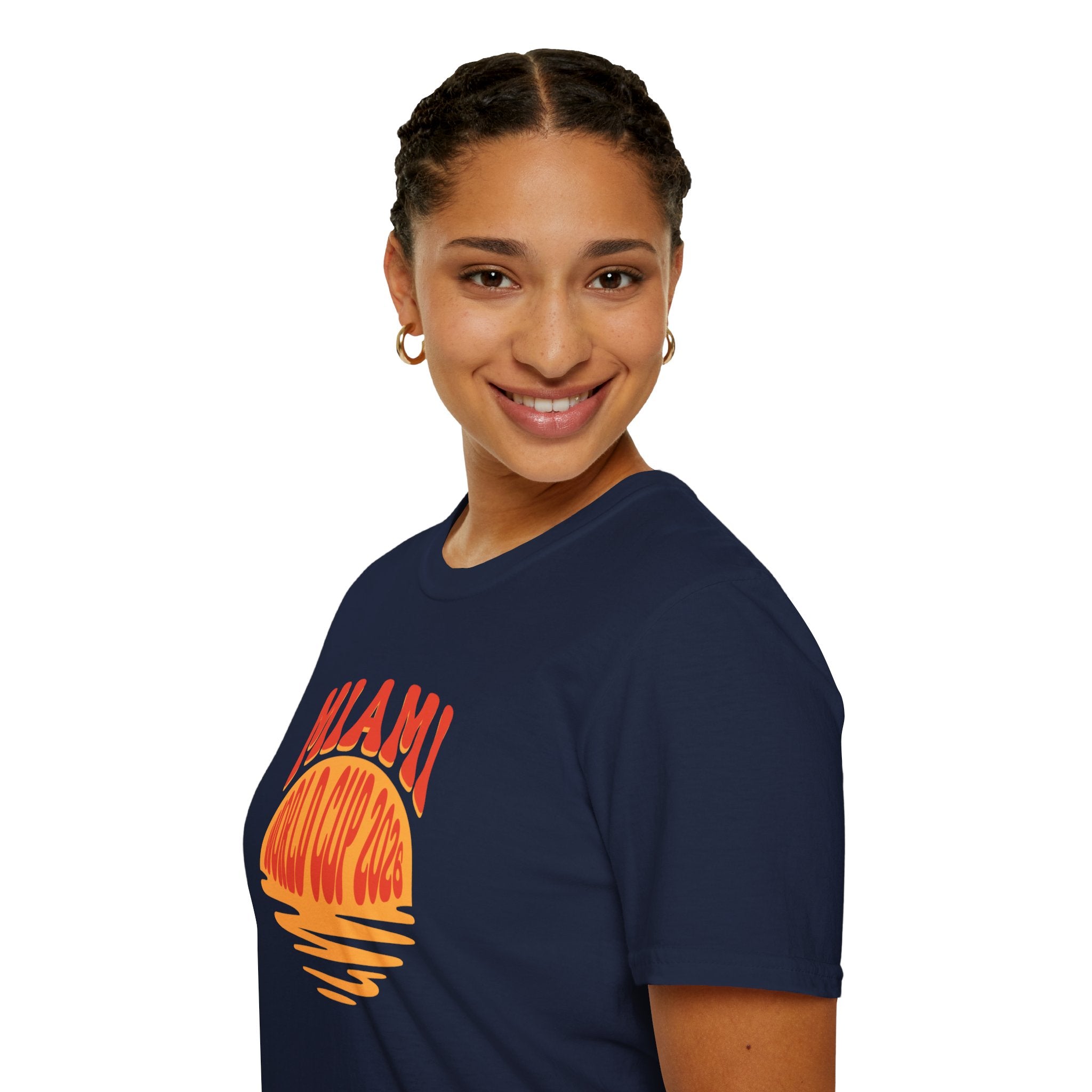 Miami World Cup 2026 T-Shirt – Retro Sunset Soccer Tee