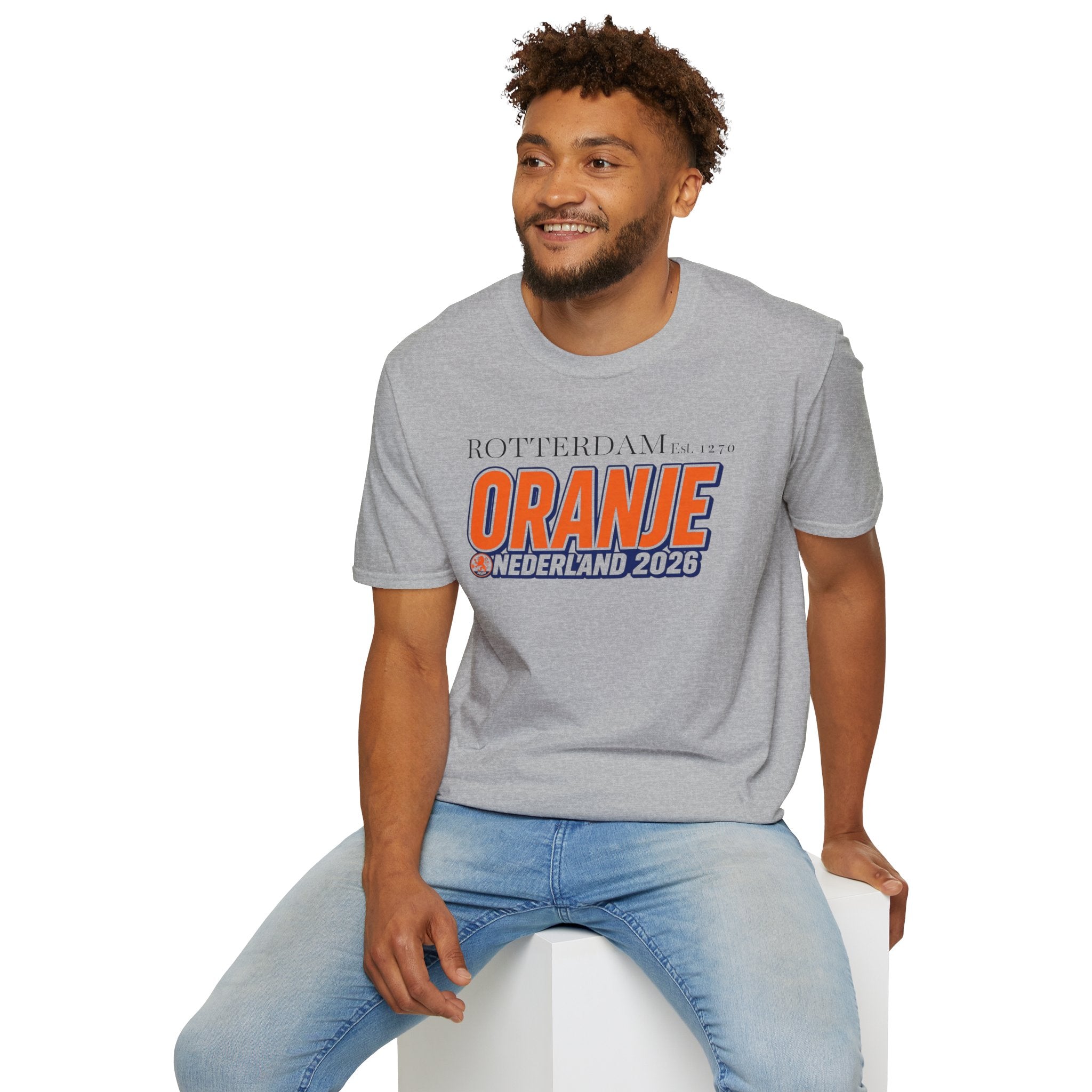 Oranje Nederland 2026 T-Shirt — Rotterdam Football Fan Tee