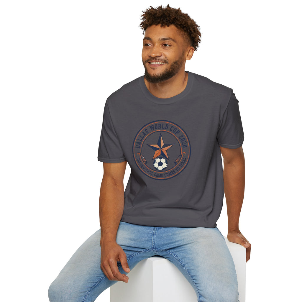 Dallas World Cup 2026 Soccer Badge T-Shirt