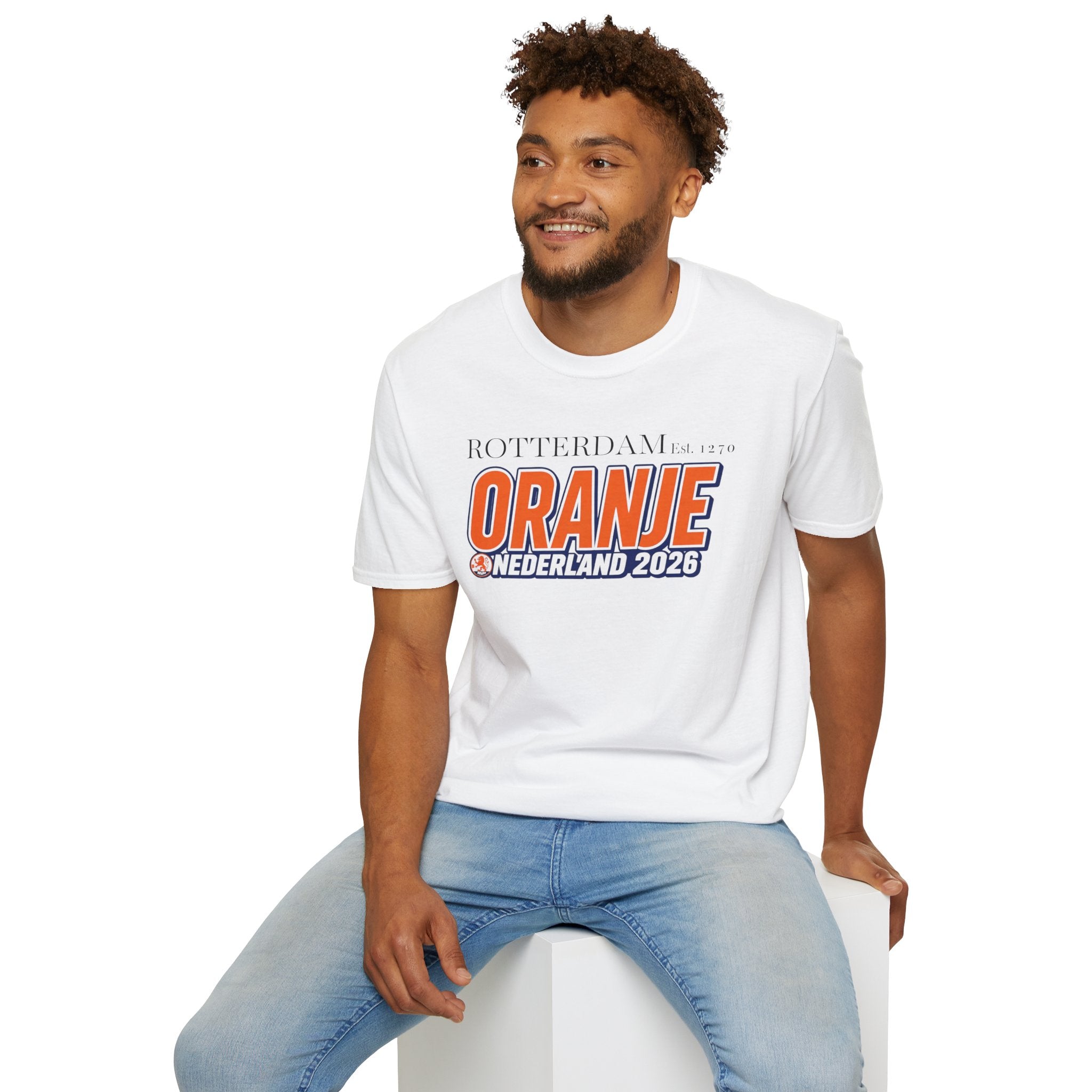 Oranje Nederland 2026 T-Shirt — Rotterdam Football Fan Tee