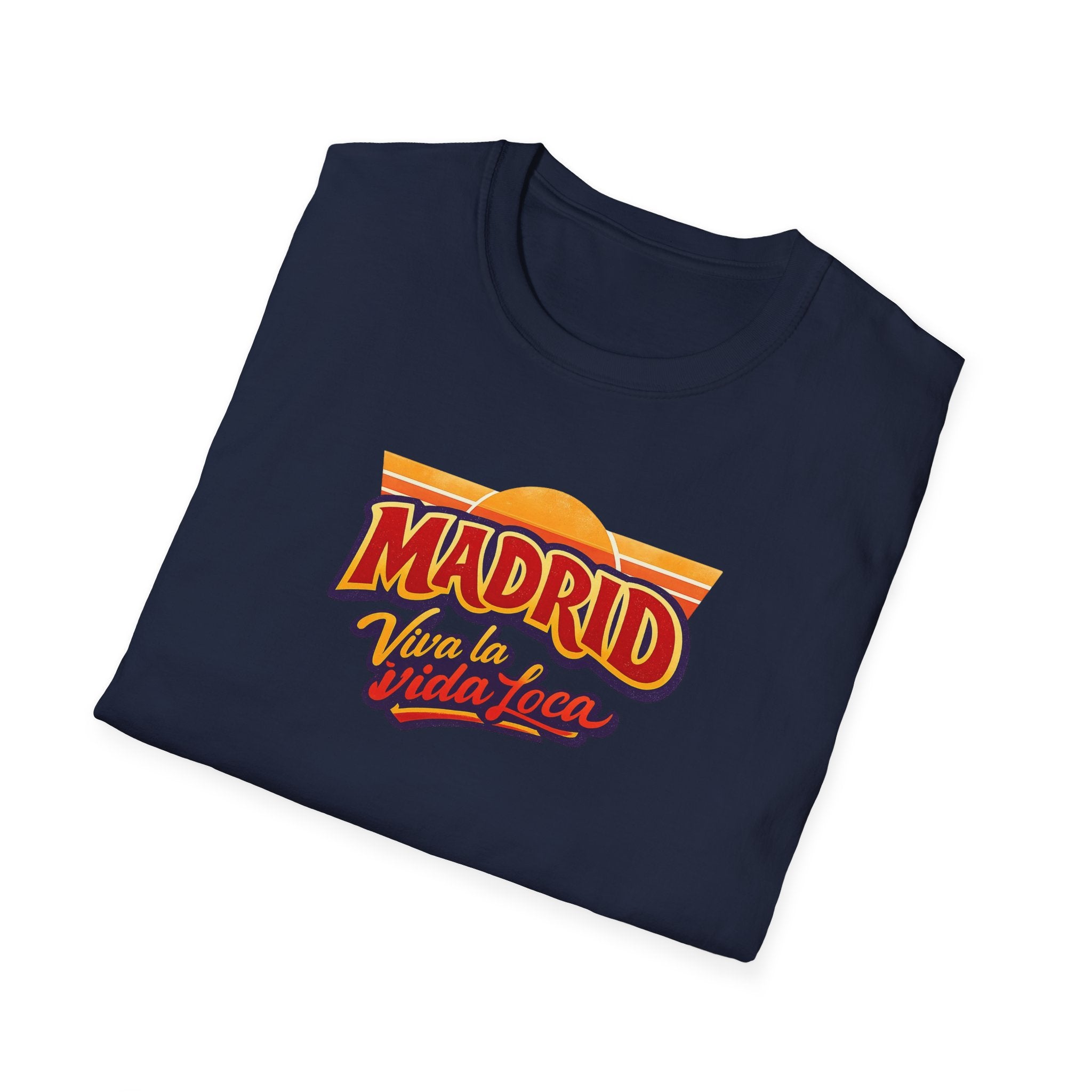 Madrid Viva La Vida Retro Graphic T-Shirt