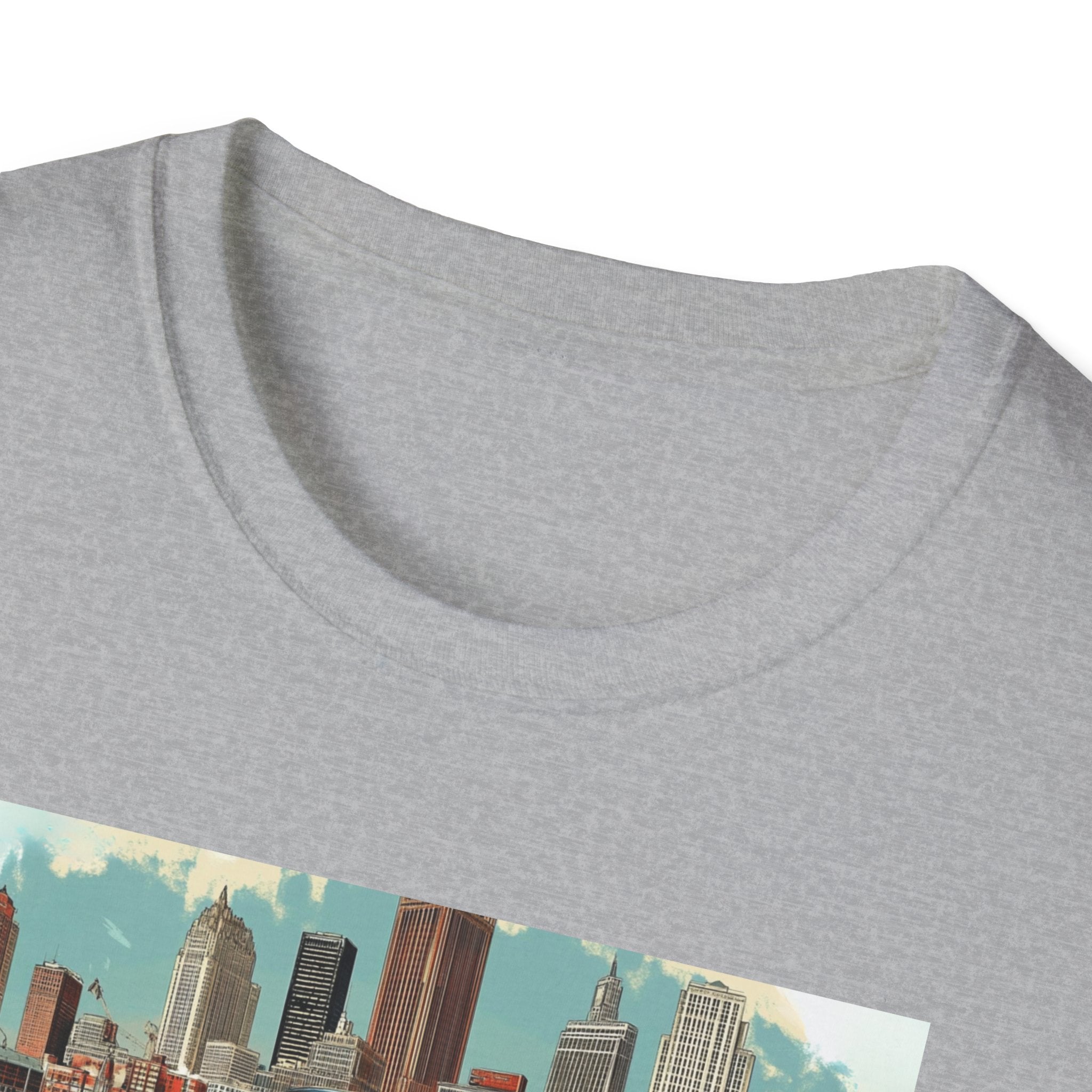 Detroit Classic Car Tee | Detroit skyline vintage graphic T-Shirt