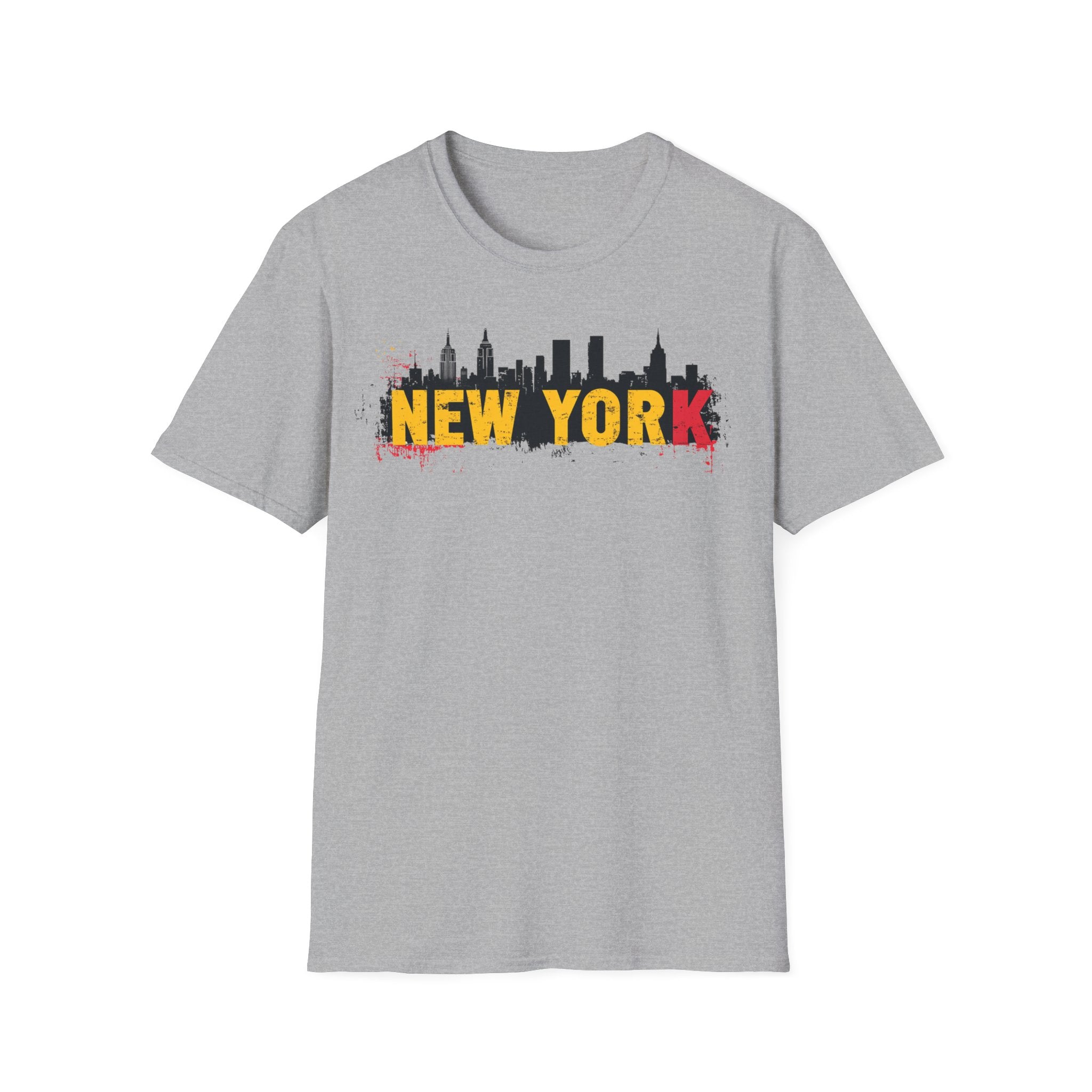 New York skyline graffiti T-Shirt | NYC skyline urban street art