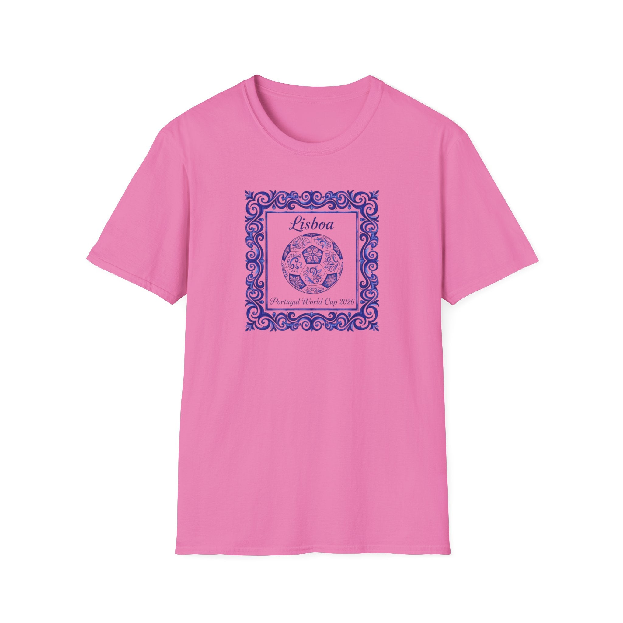 Lisboa Azulejo T-Shirt — Portuguese Tile Vintage Travel Tee