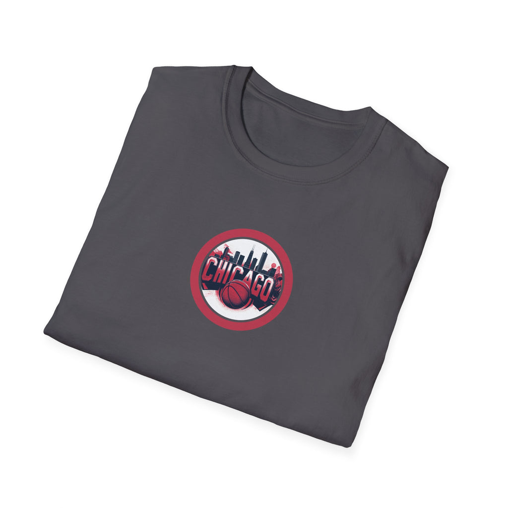 Chicago Skyline Circle Logo T-Shirt | Cityscape Graphic Tee