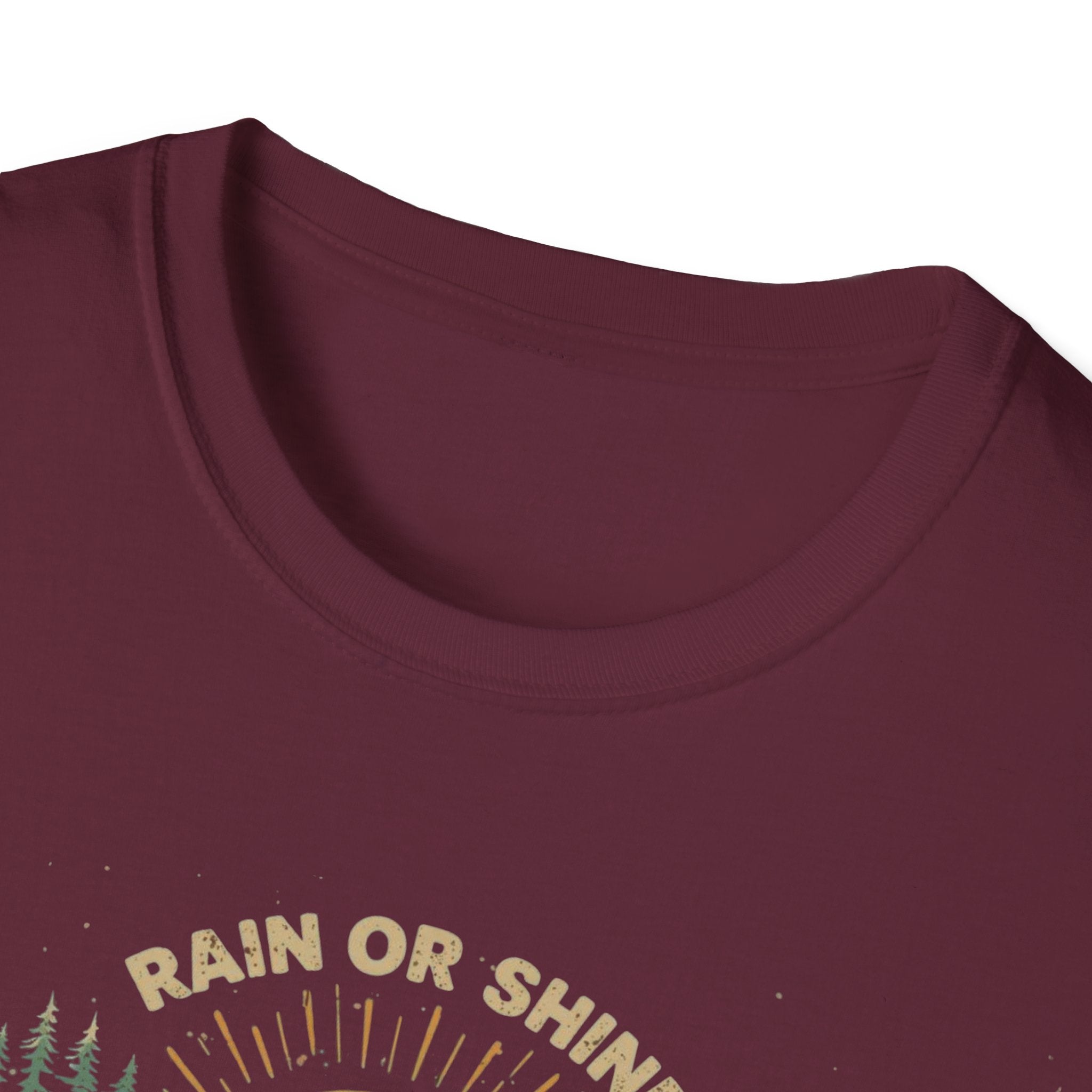 Seattle Vibes T-Shirt — "Rain or Shine" Retro Sunset Tee