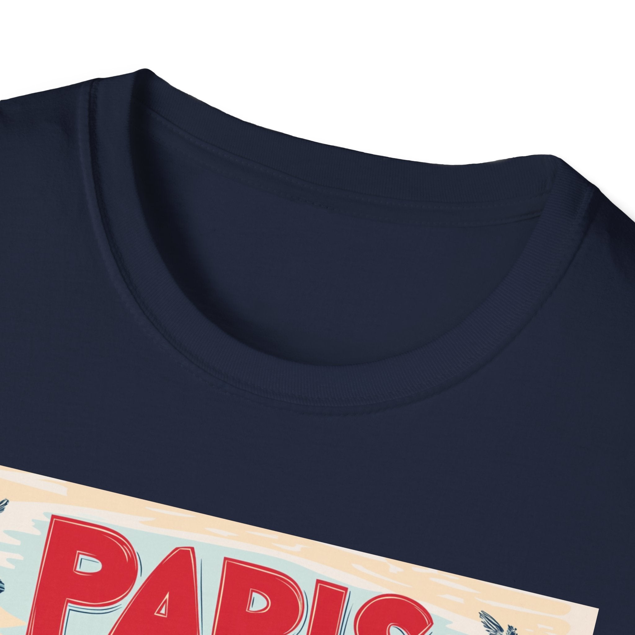 Paris Vintage Postcard T-Shirt | Eiffel Tower Retro Travel Tee