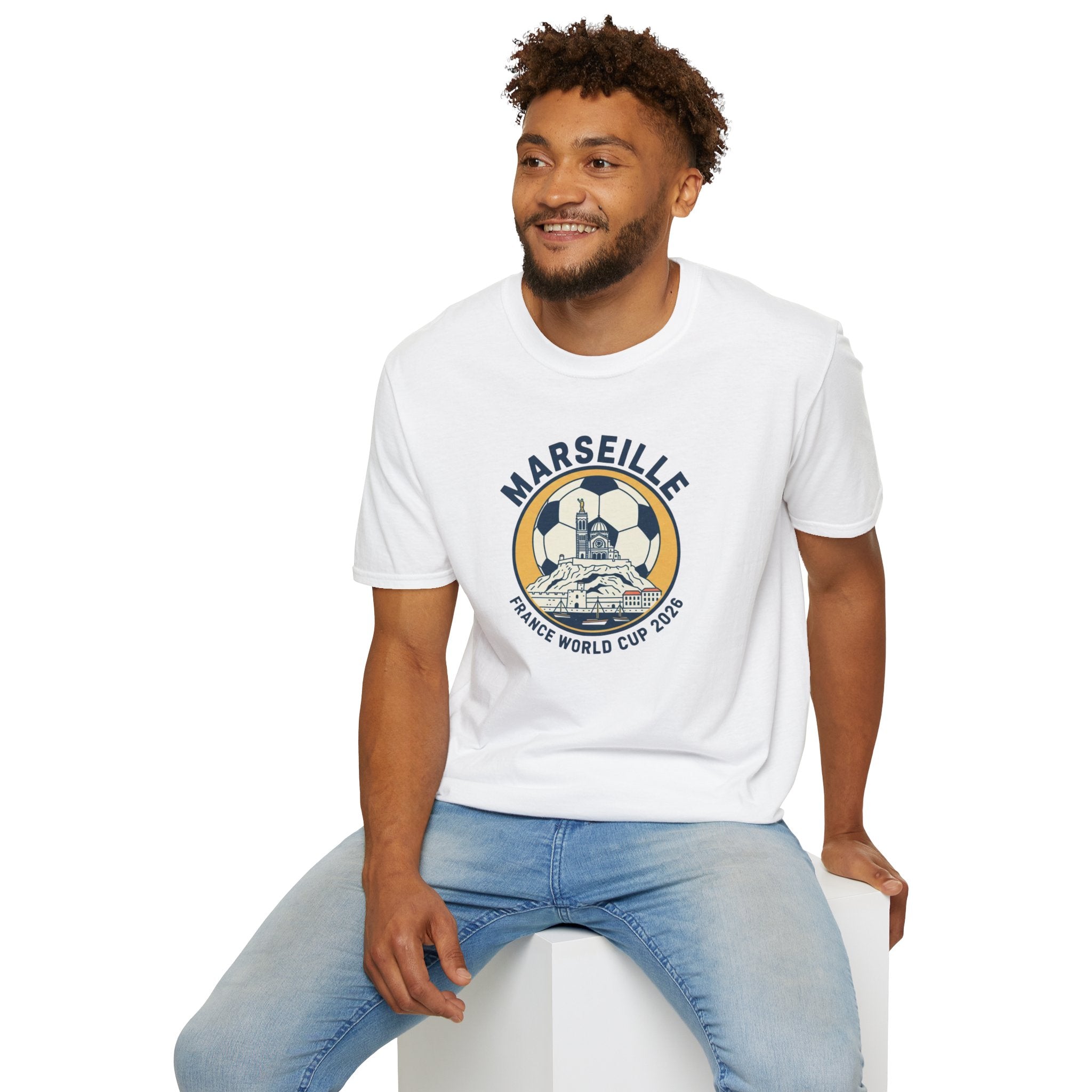 Marseille Soccer T‑Shirt – France World Cup 2026 Stadium Graphic