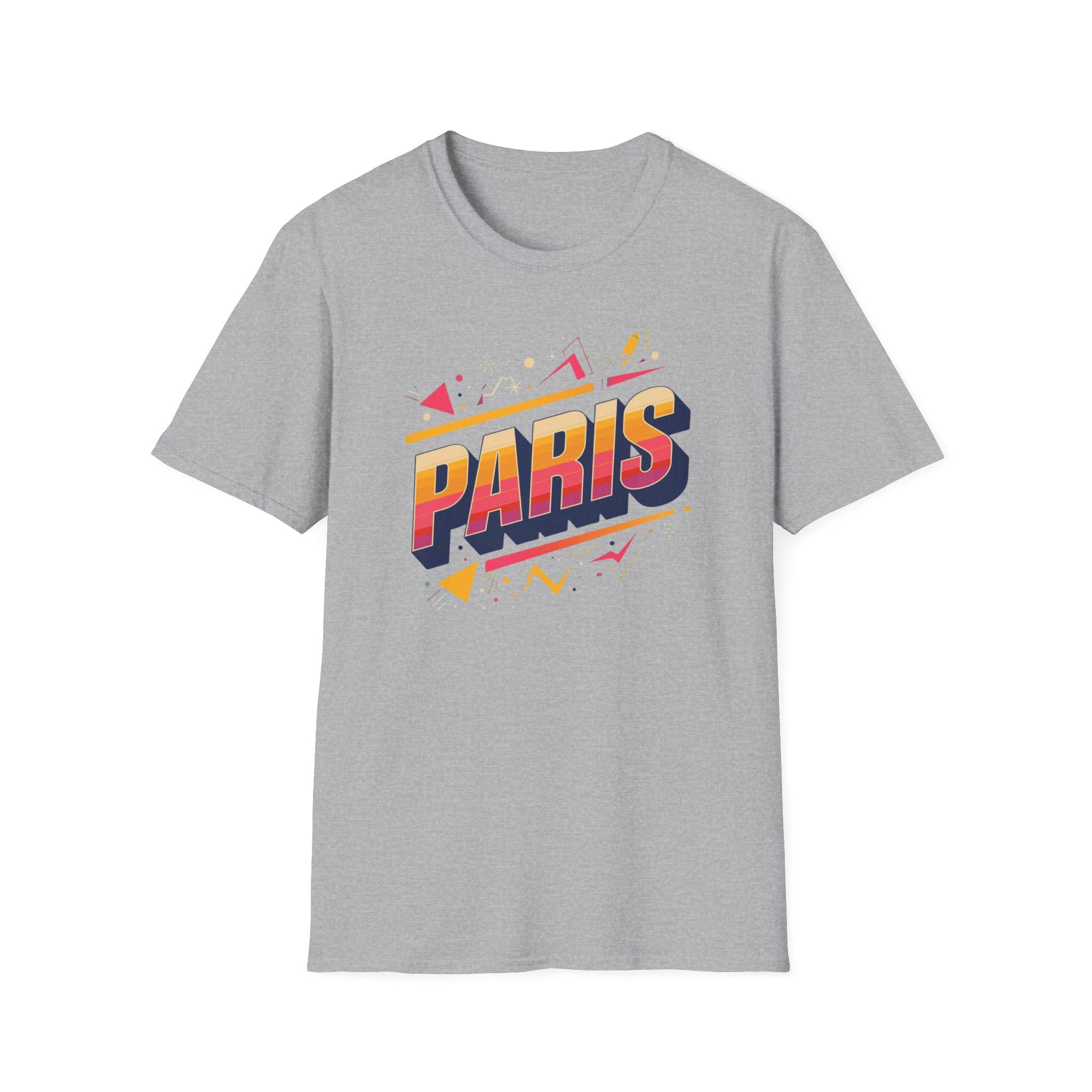 Paris Retro Graphic T-Shirt — Vintage 80s Style Travel Tee