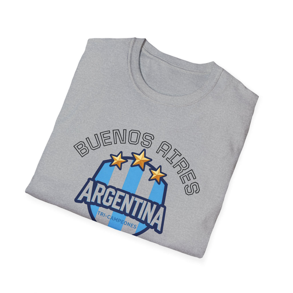 Argentina Buenos Aires Soccer Crest T-Shirt