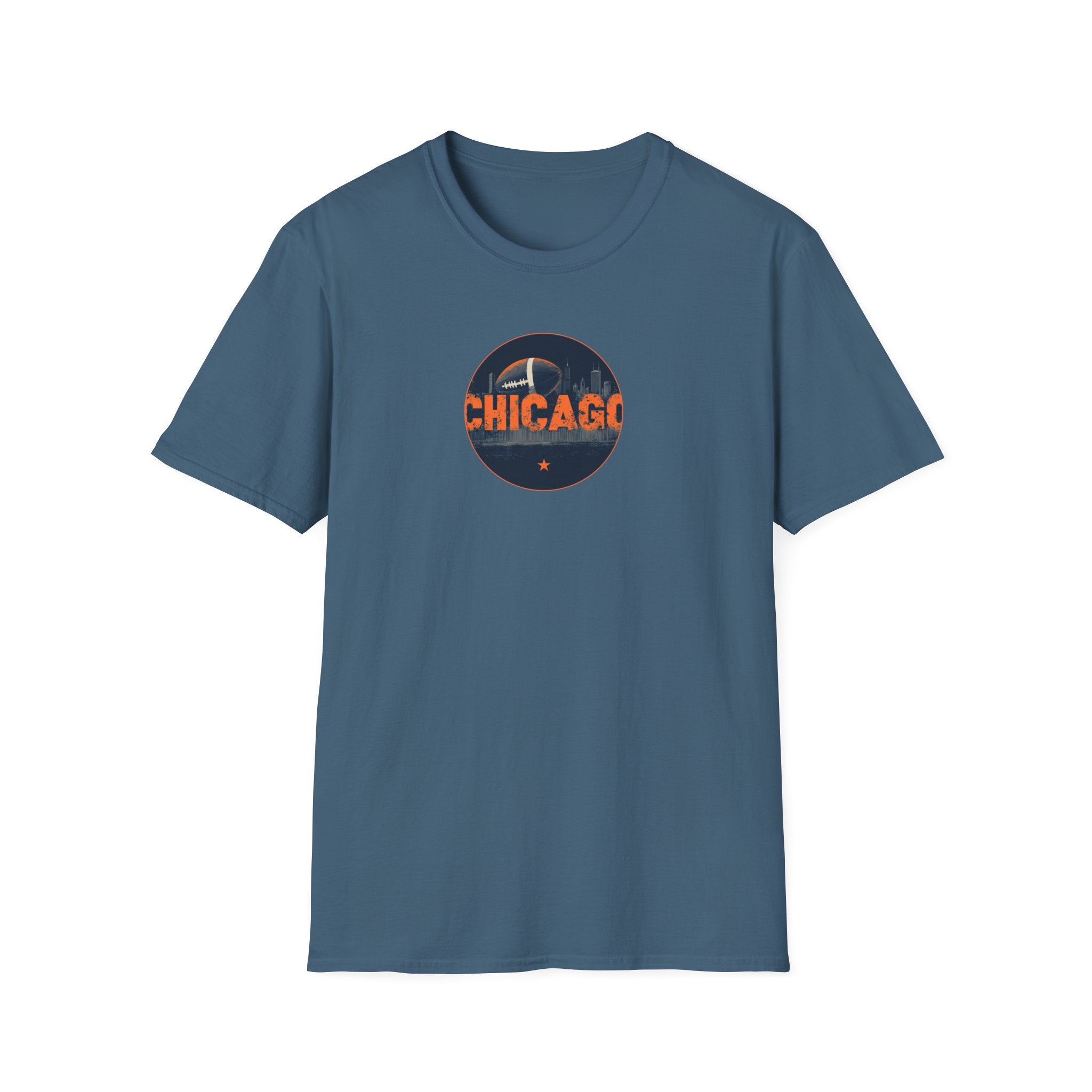 Chicago Skyline Circle t-shirt | Cityscape Retro Chicago Tee