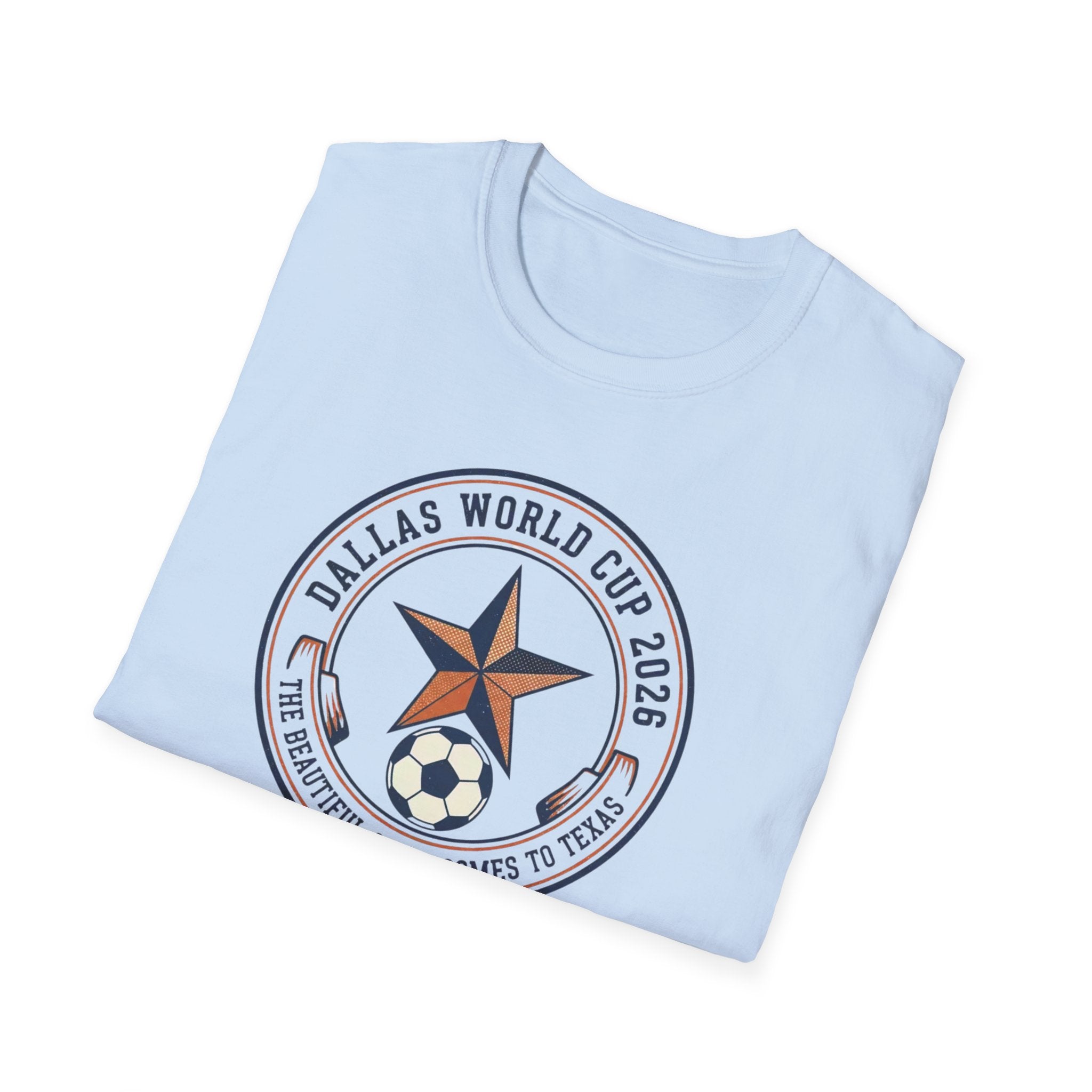 Dallas World Cup 2026 Soccer Badge T-Shirt