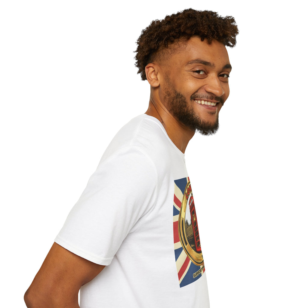 London Phone Booth T-Shirt World Cup 2026 — Vintage Union Jack Travel Supporters Tee