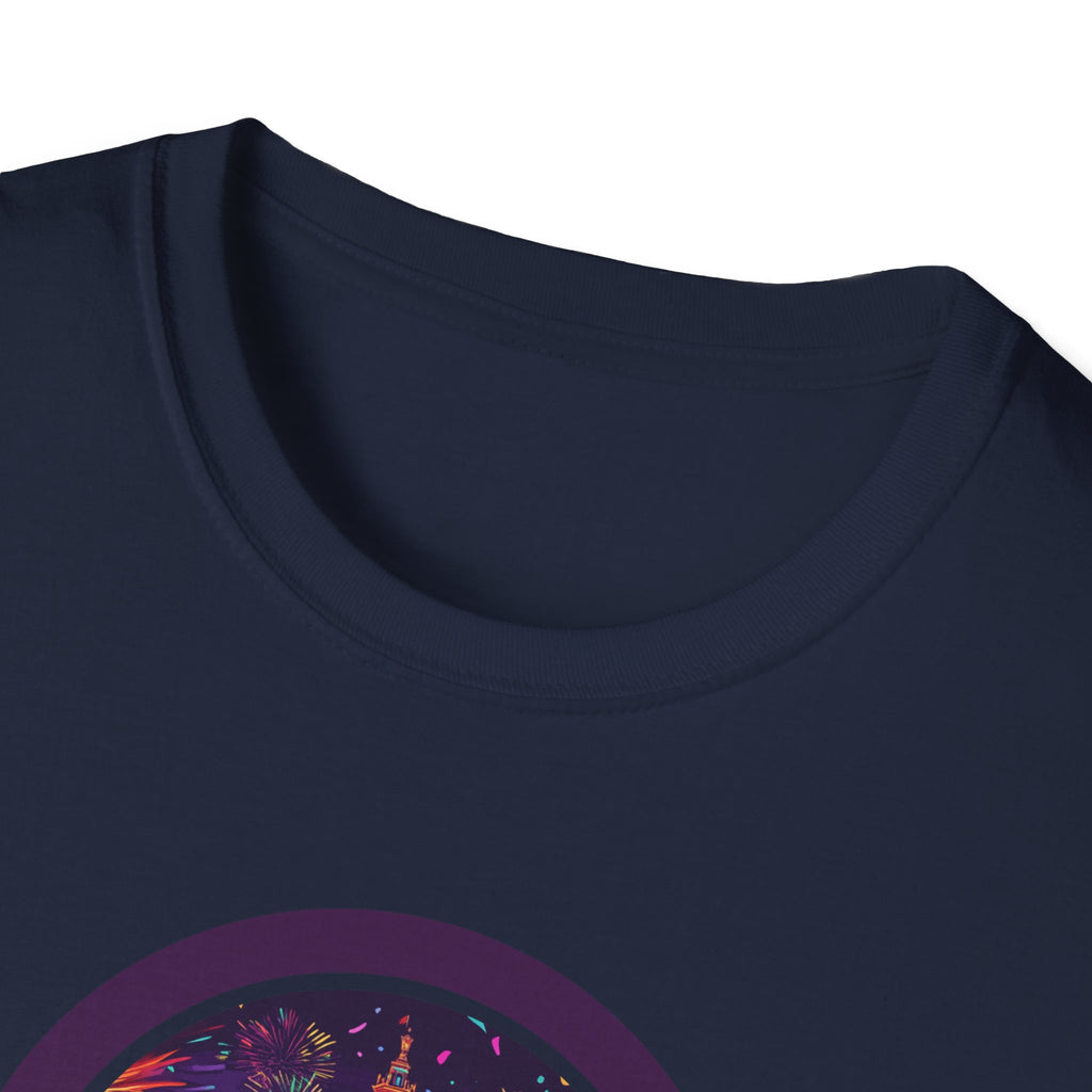 Valencia skyline circle logo T-Shirt | Spain travel souvenir