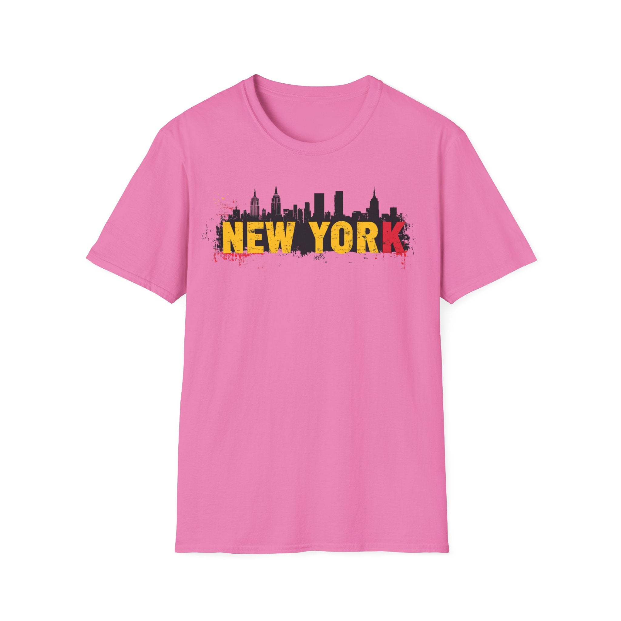 New York skyline graffiti T-Shirt | NYC skyline urban street art