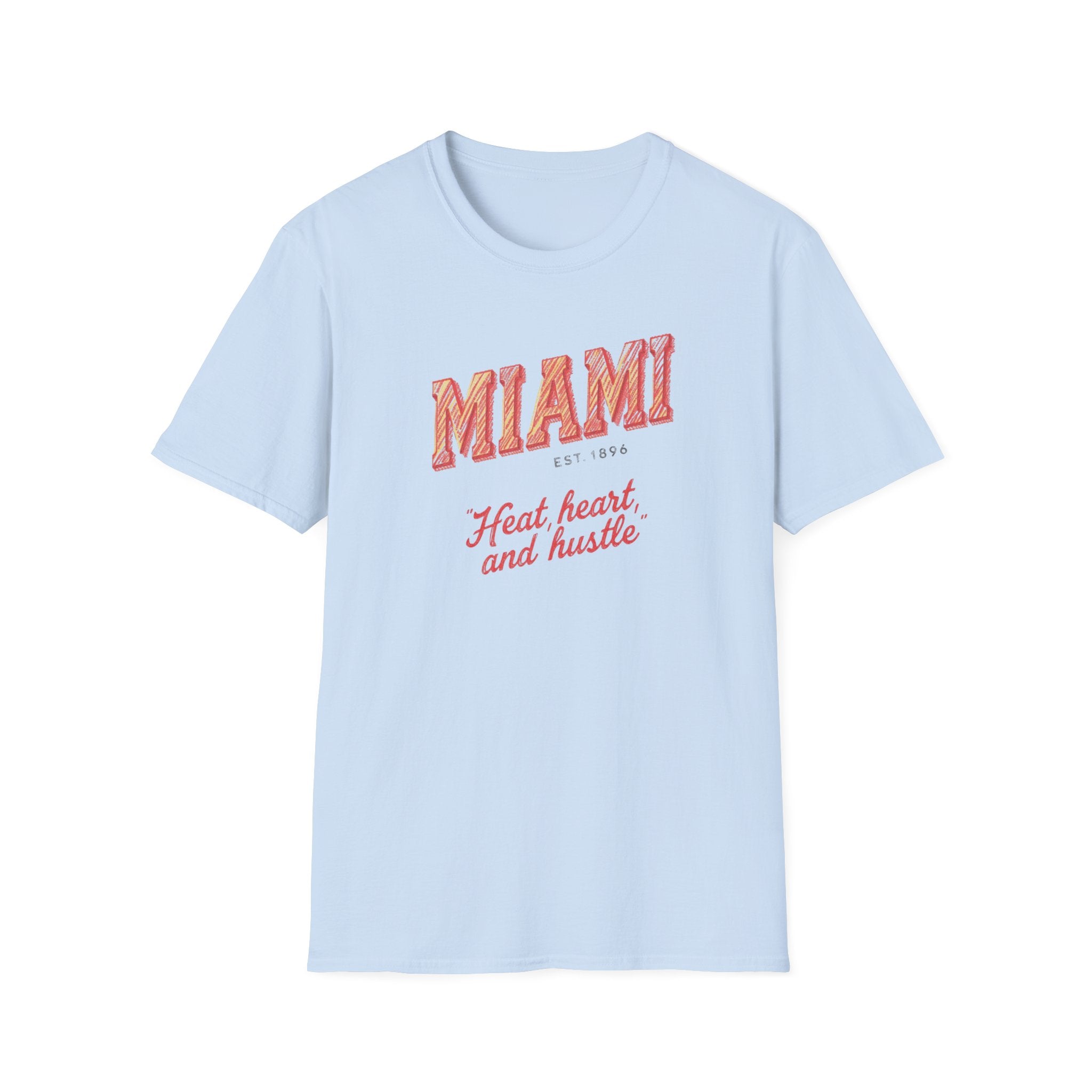 Miami - Heat, Heart and Hustle graphic t-shirt