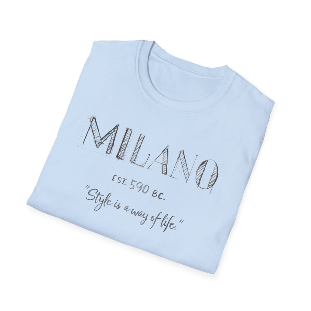 Milano “Style is a Way of Life” T‑Shirt