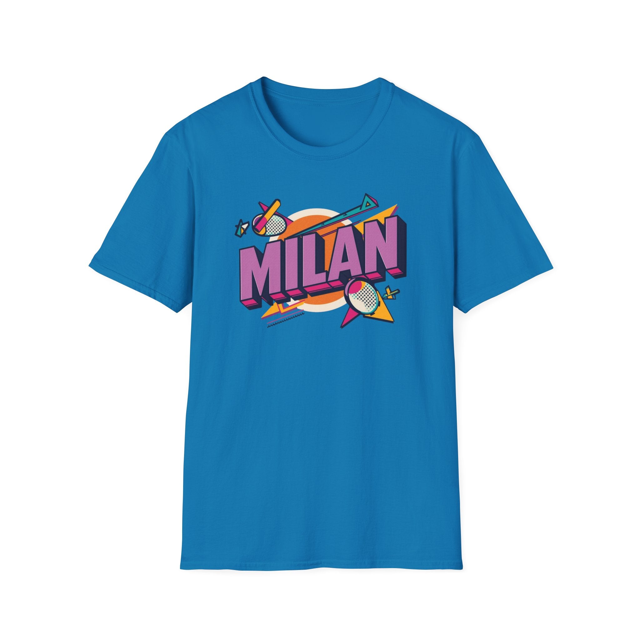 Milan Retro Graphic T-Shirt — 80s Pop Art City Design