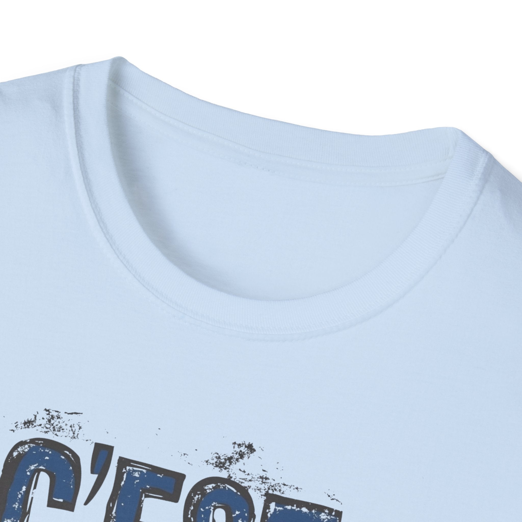 C'est Bon distressed French flag lettering T-Shirt | France graphic tee