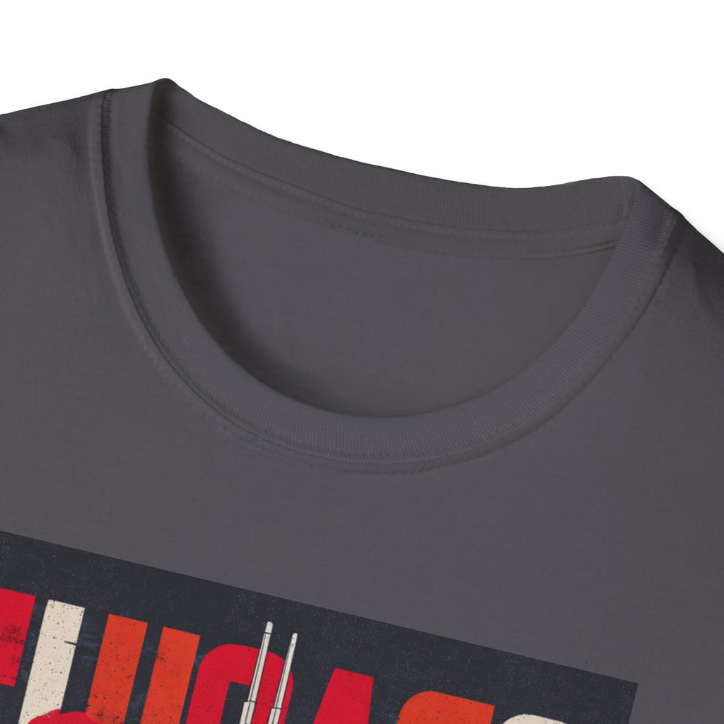 Chicago Bulls Cityscape T-Shirt | Basketball skyline, team logo