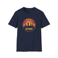 Detroit Skyline Tee — Retro Sunset Cityscape T-Shirt