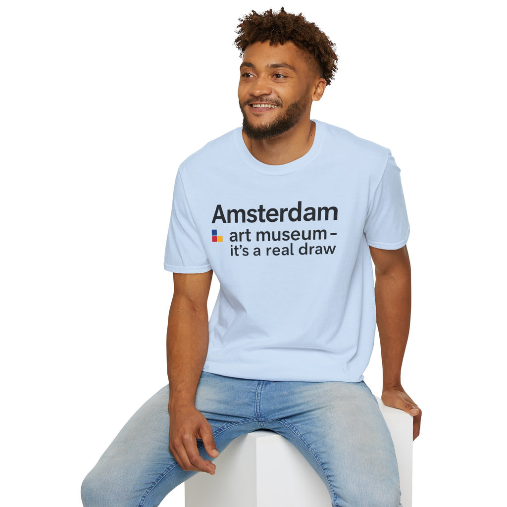 Amsterdam Art Museum T-Shirt — "it's a real draw" Graphic Tee