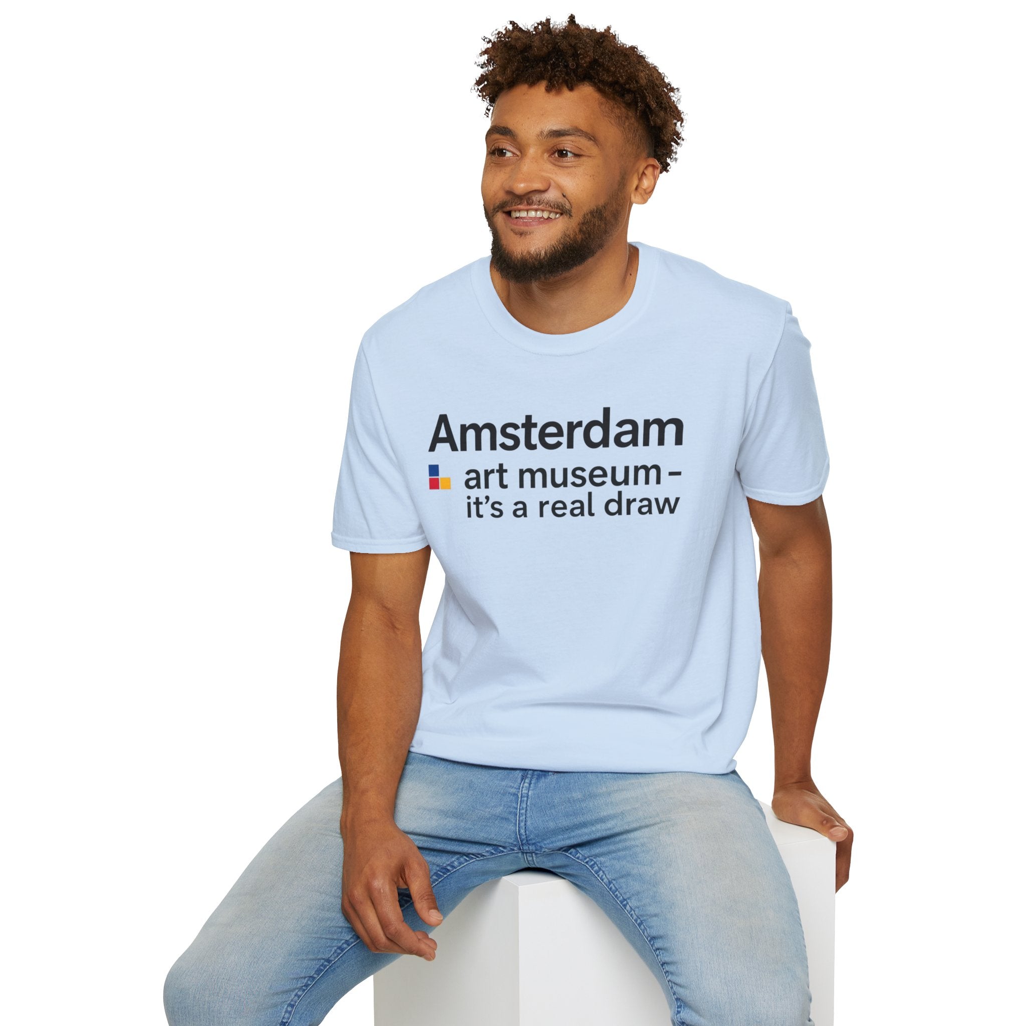 Amsterdam Art Museum T-Shirt — "it's a real draw" Graphic Tee