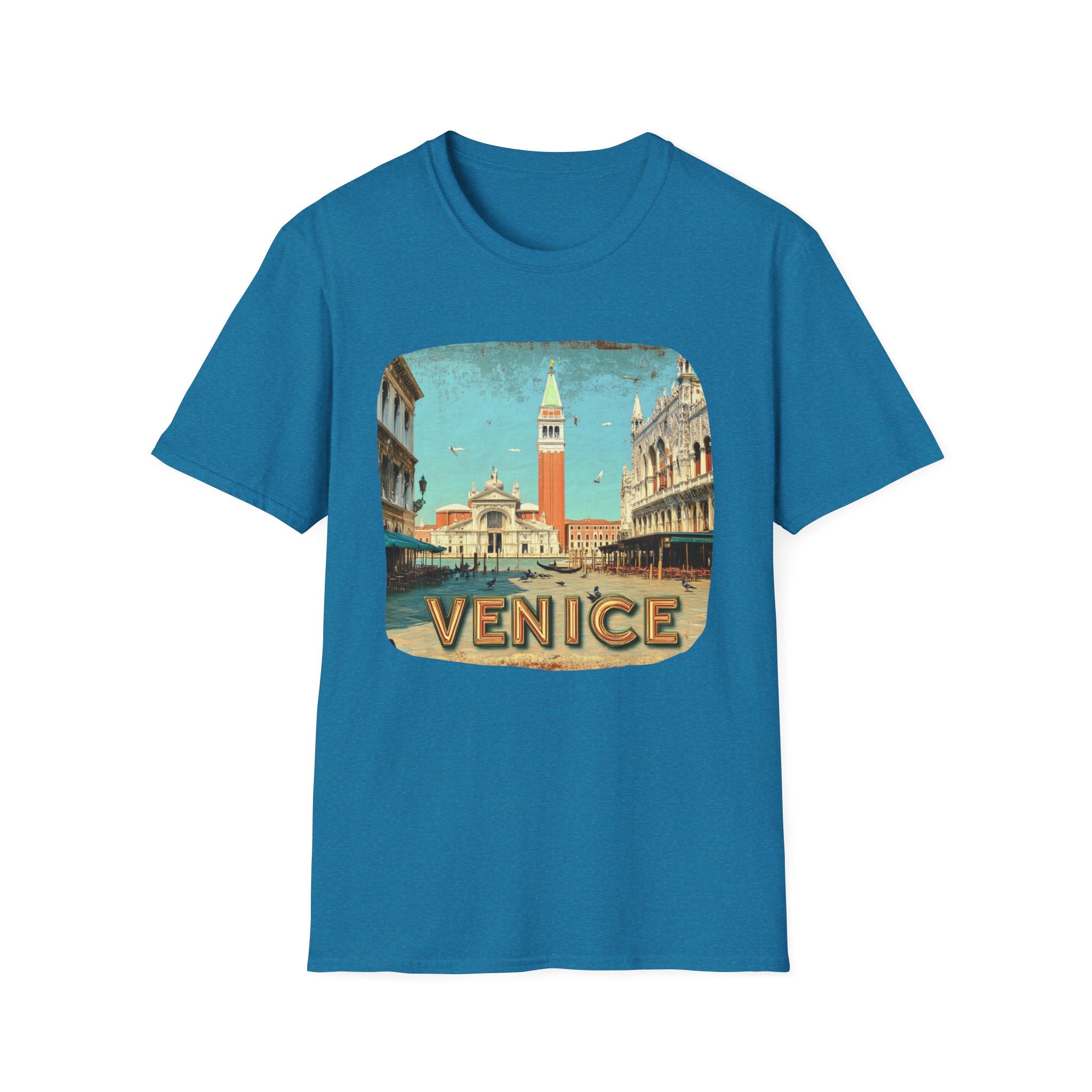 Venice Vintage Postcard T-Shirt | St. Mark's Square Travel Tee