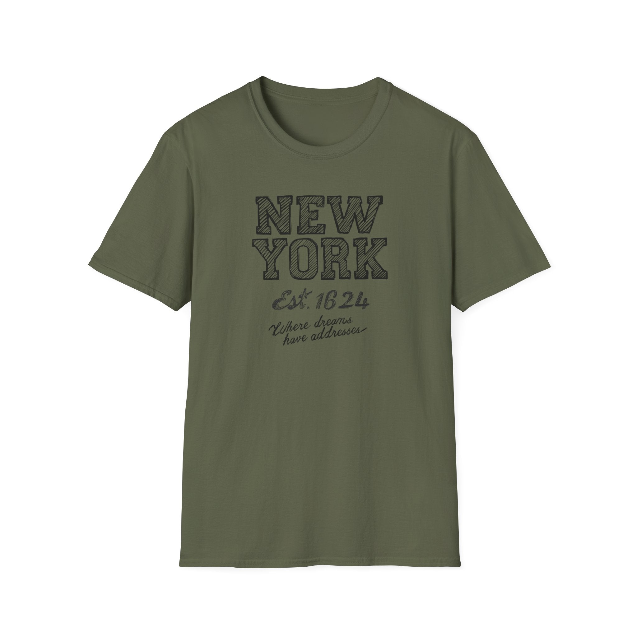 New York Est. 1624 Vintage City T-Shirt — Retro Travel Tee