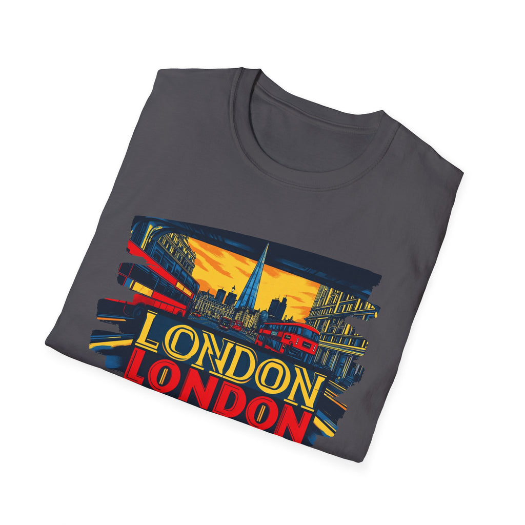 London Skyline Graphic T-Shirt | Retro Cityscape London Tee